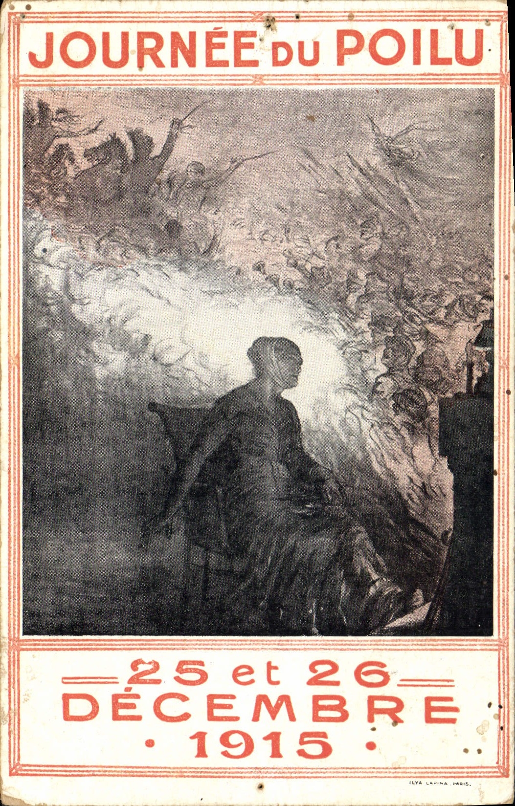 CPA Militaria Journee du poilu 1915