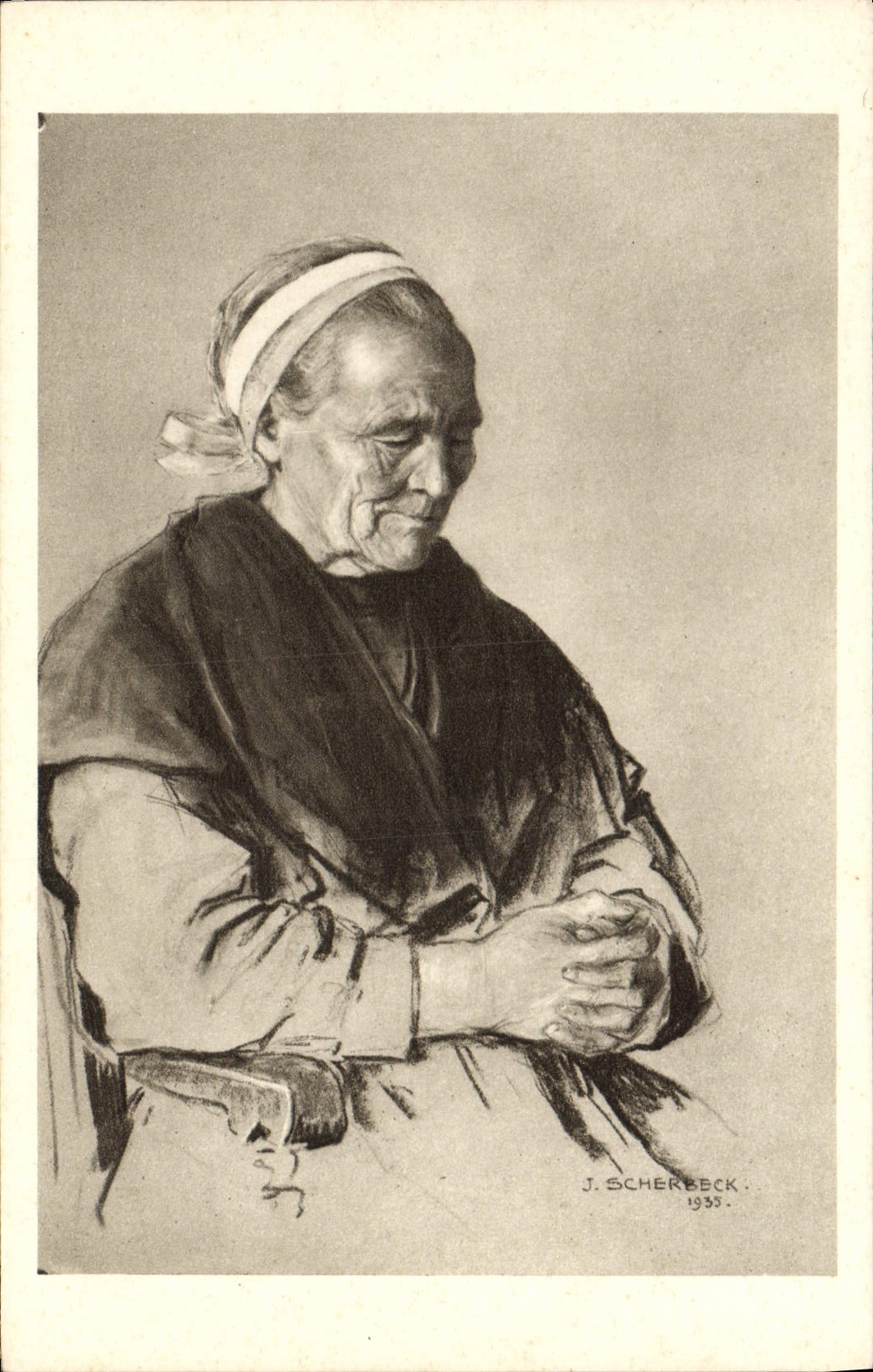 CPA Folklore Tetes de Bretagne 