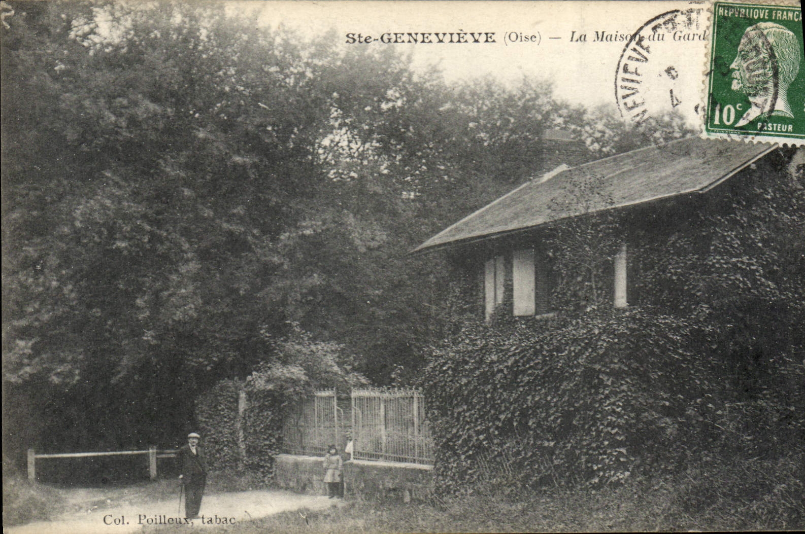 VINTAGE POSTCARD co. Genevieve the house of the guard