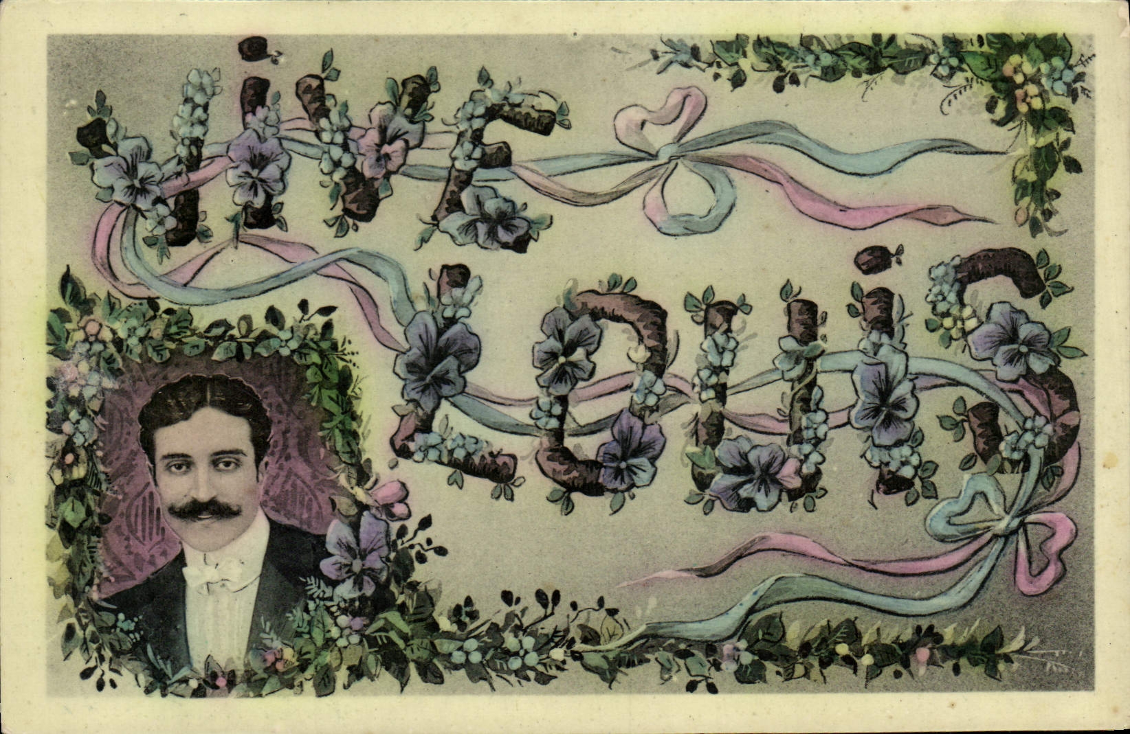 CPA Fantaisie Prenom Louis