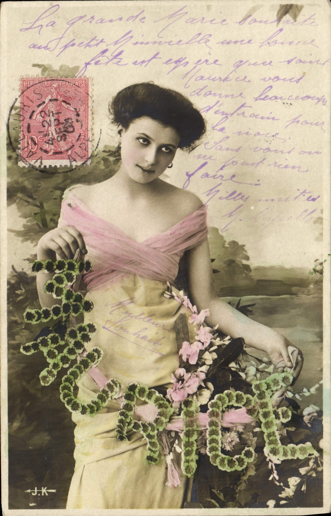 VINTAGE POSTCARD Fantasy Maurice First name