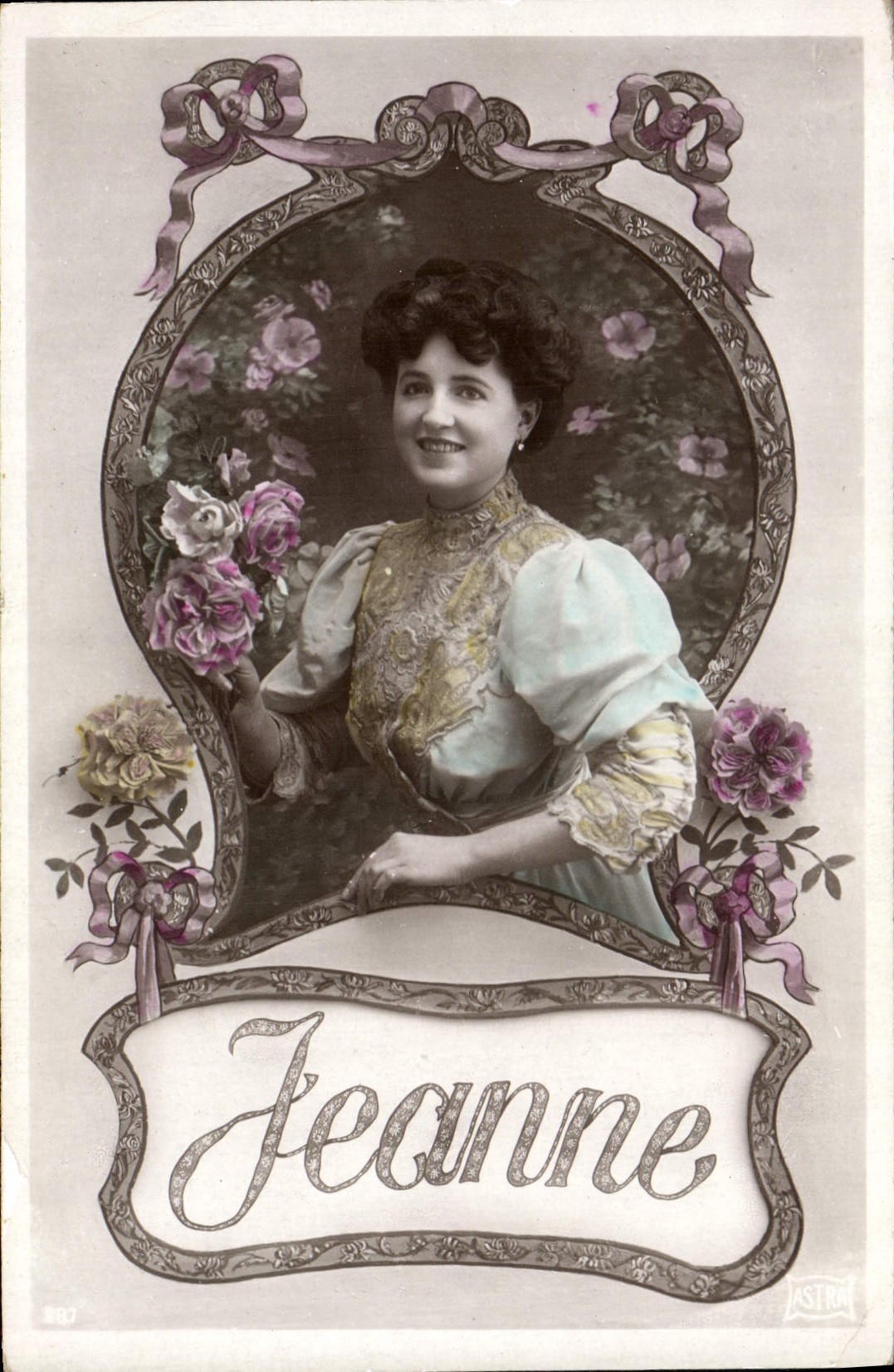 CPA Fantaisie Prenom Jeanne 