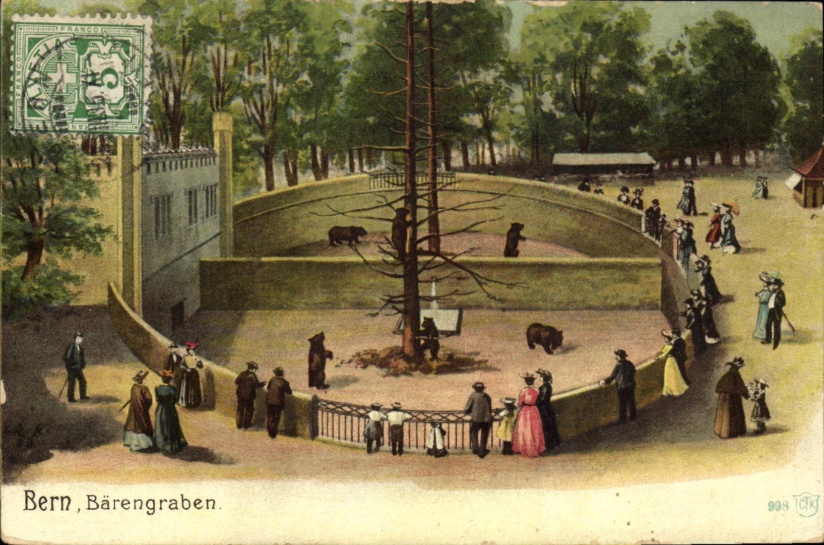 CPA Ours Bern Barengraben