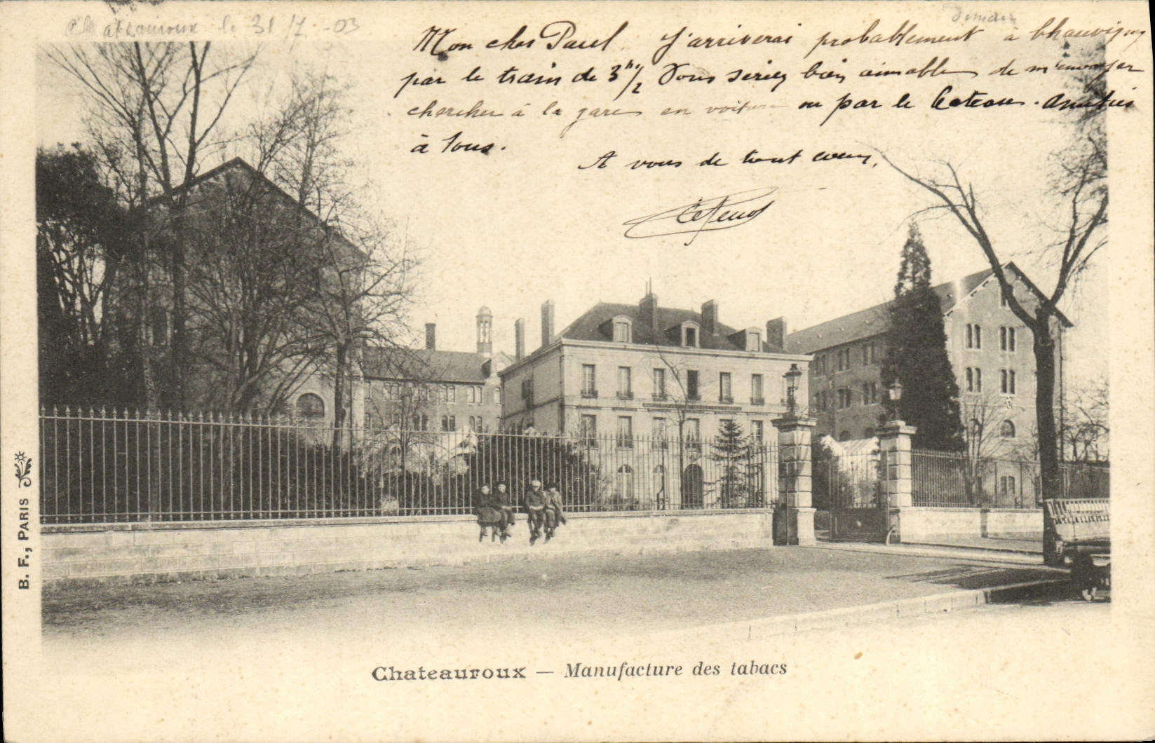 CPA Tabac Chateauroux Manufacture des tabacs