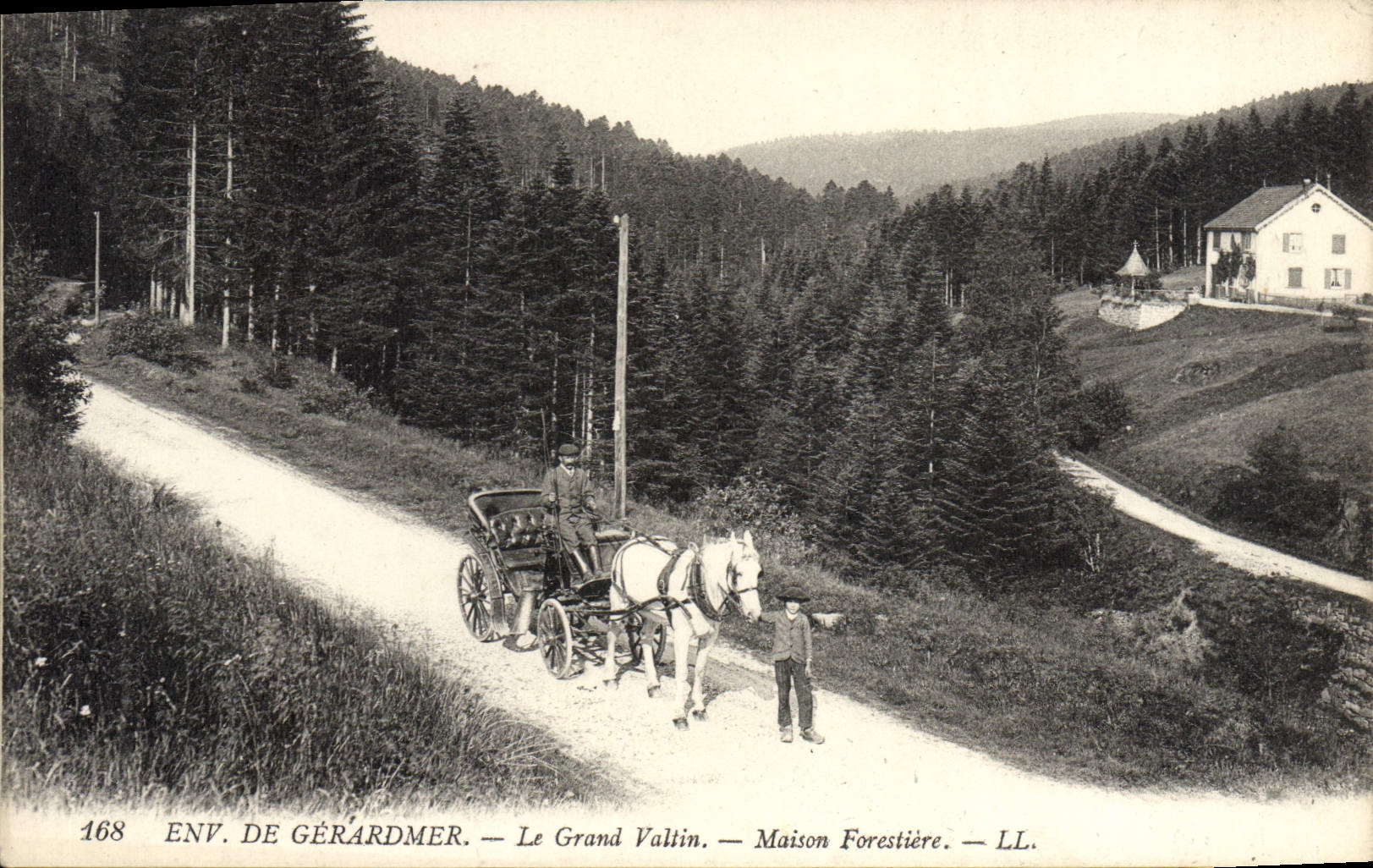 VINTAGE POSTCARD Drill Surroundings of Gerardmer large Valtin VINTAGE POSTCARD Argonne Drill the House forestiere of the Furnace of the Militaria Monks