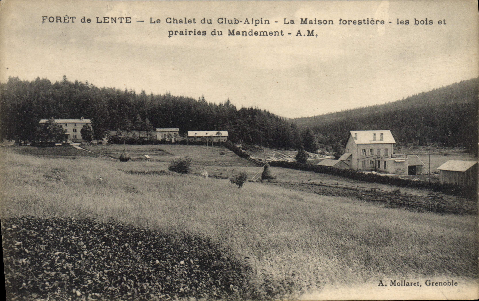 CPA Foret de Lente le chalet du Club Alpin La Maison forestiere Les bois et prairies du Mandement 