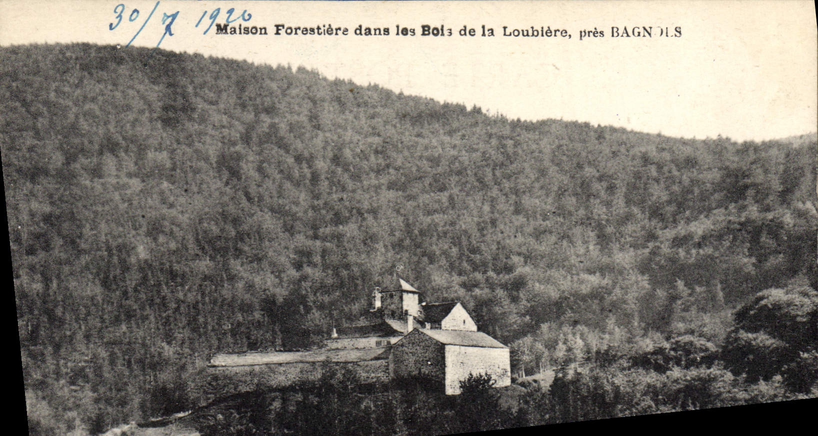 CPA Foret Maison forestiere dans les bois de la Loubiere pres Bagnols 