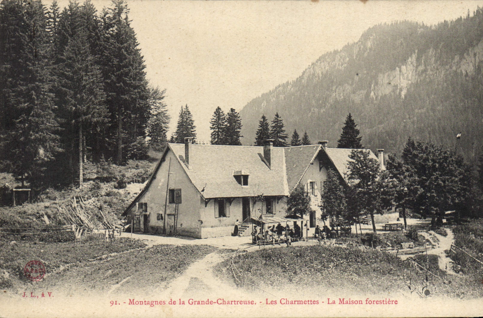 CPA Foret Montagnes de la Grande Chartreuse Les Charmettes La Maison forestiere 