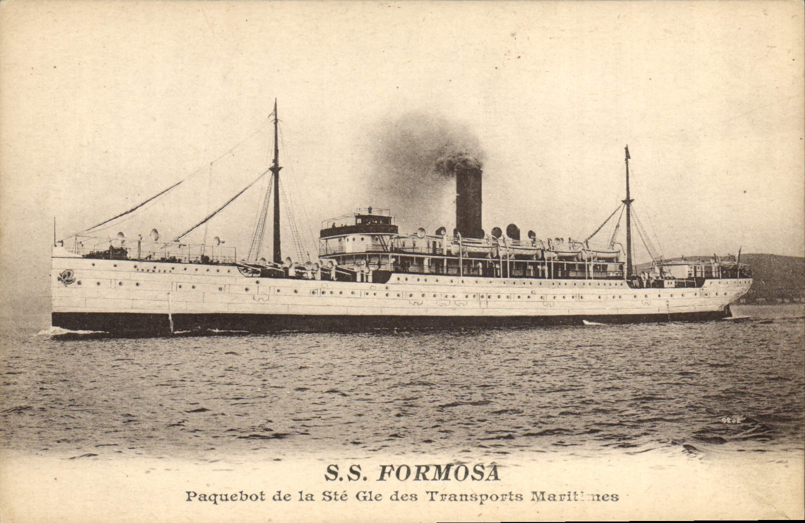 CPA Bateau Paquebot SS Formosa Paquebot de al Ste des Transports Maritimes 