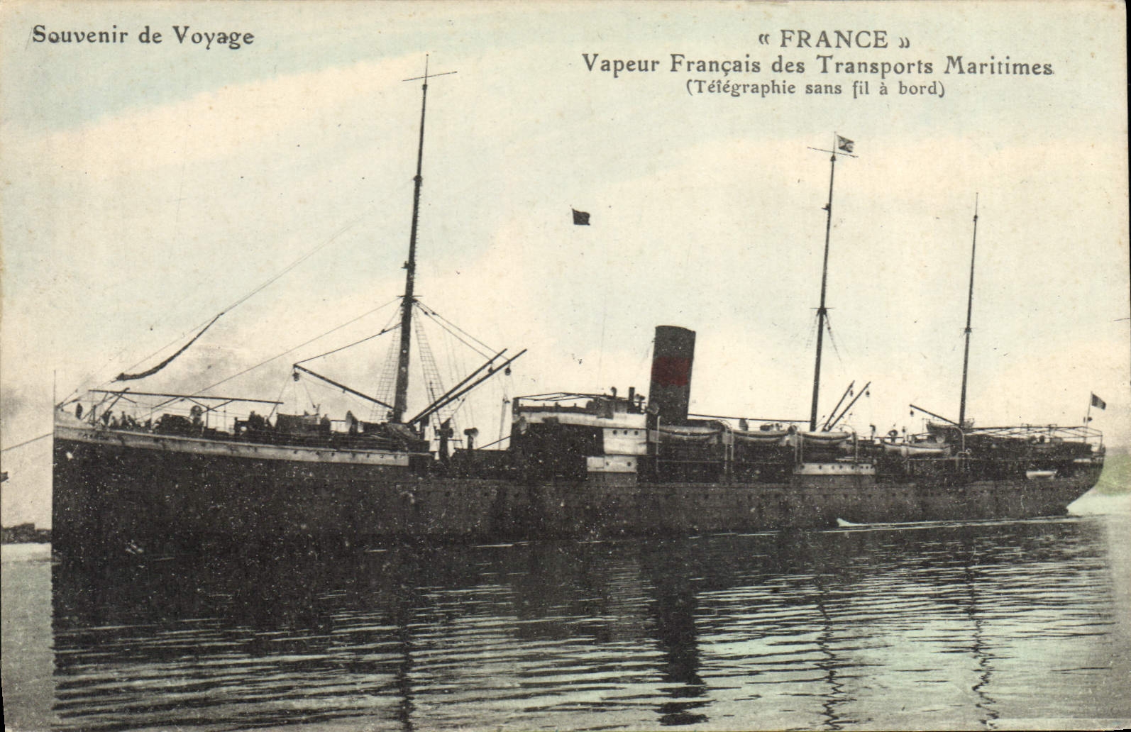 CPA Bateau Paquebot France Vapeur francais des Transports Maritimes 