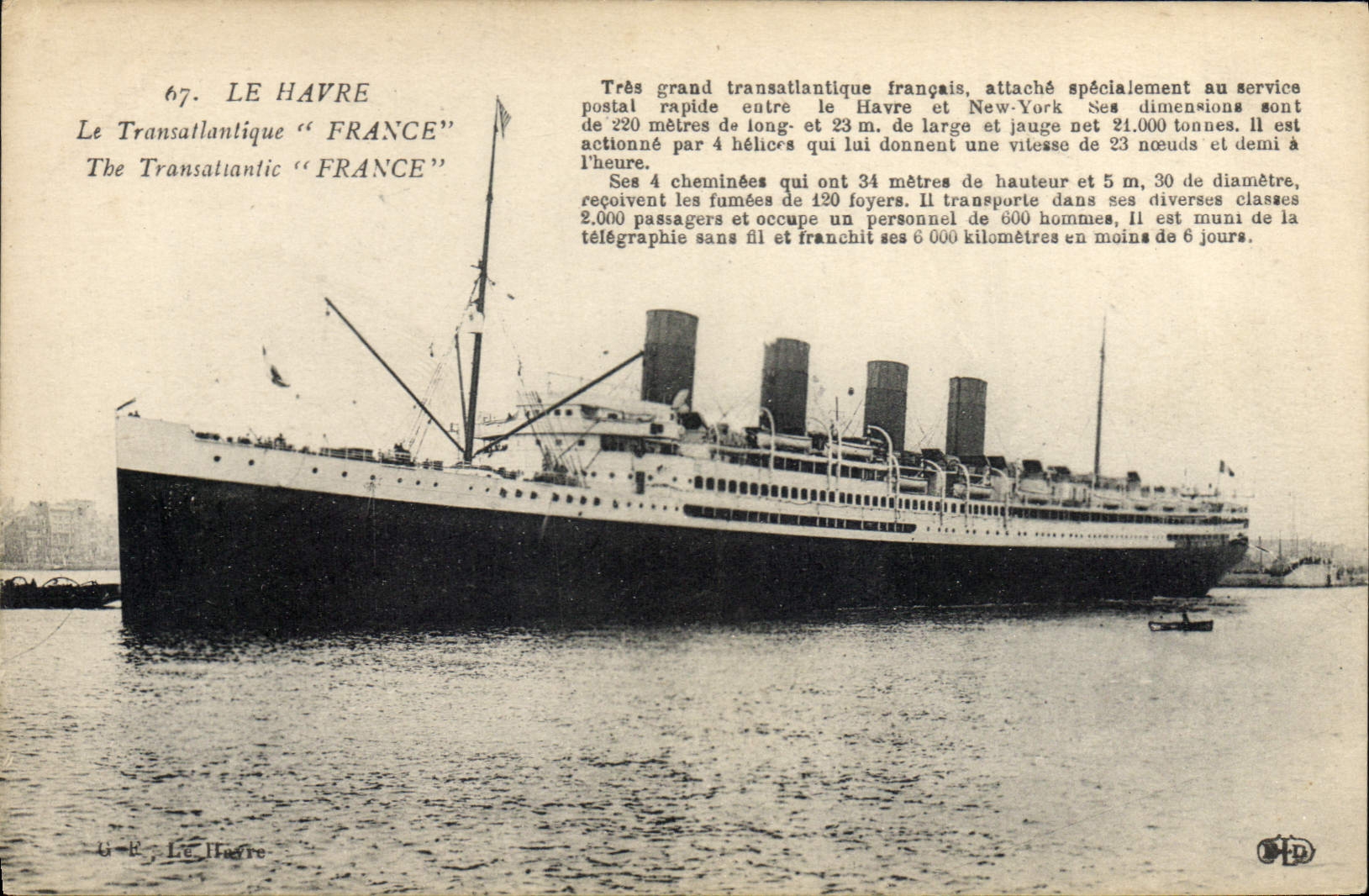 CPA Bateau Paquebot 