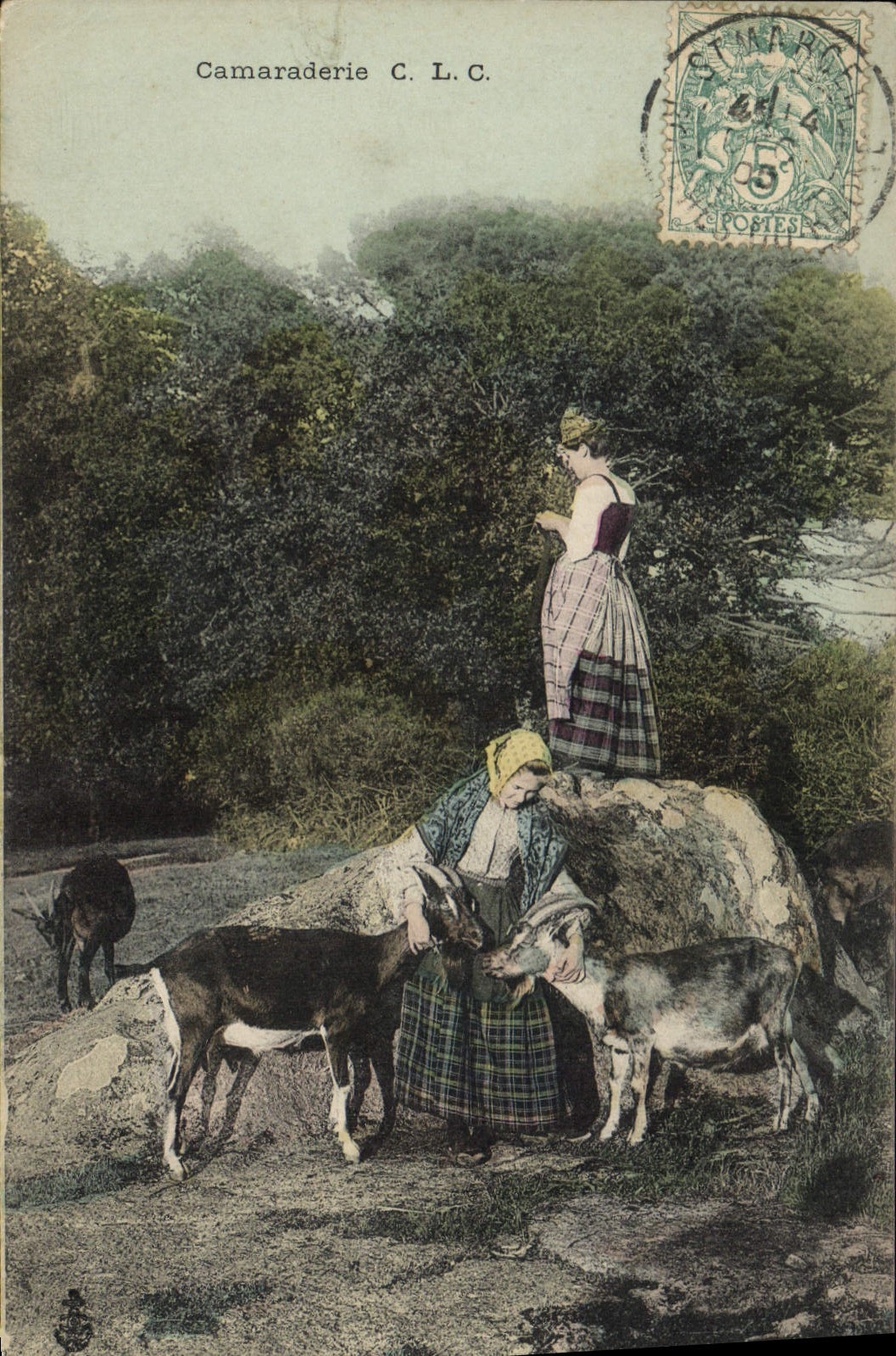 CPA Chevre Camaraderie