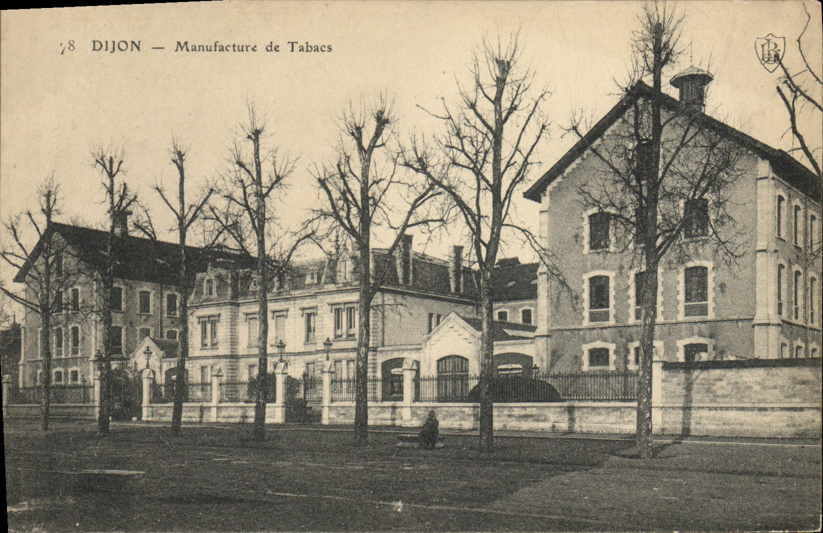 VINTAGE POSTCARD Tobacco Djon Tobacco factory