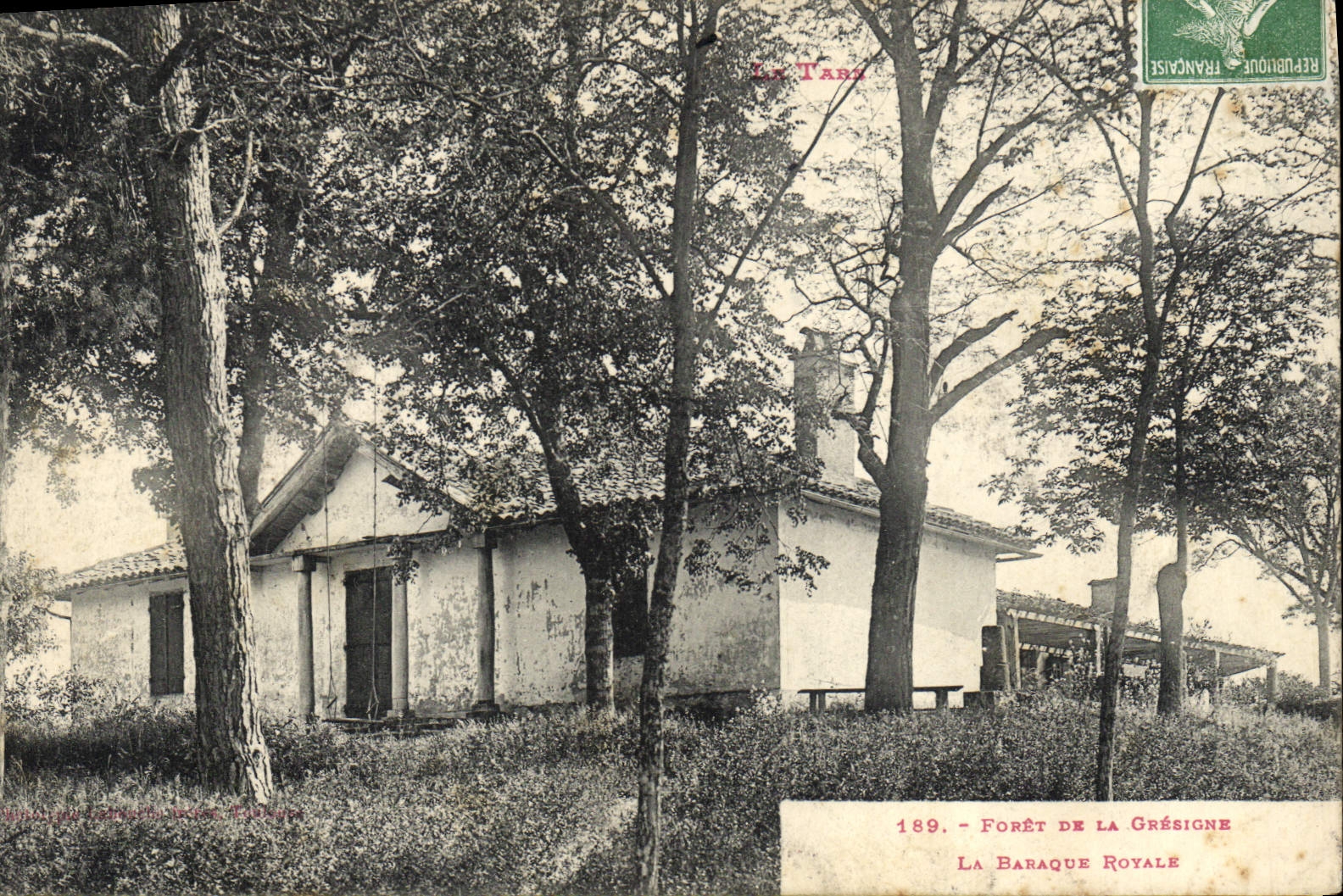 CPA Foret Tarn Foret de la Gresigne La baraque royale 