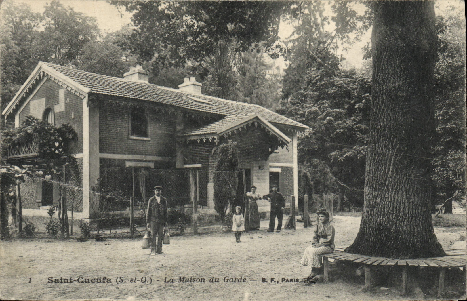 CPA Foret Saint Cucufa La maison du garde