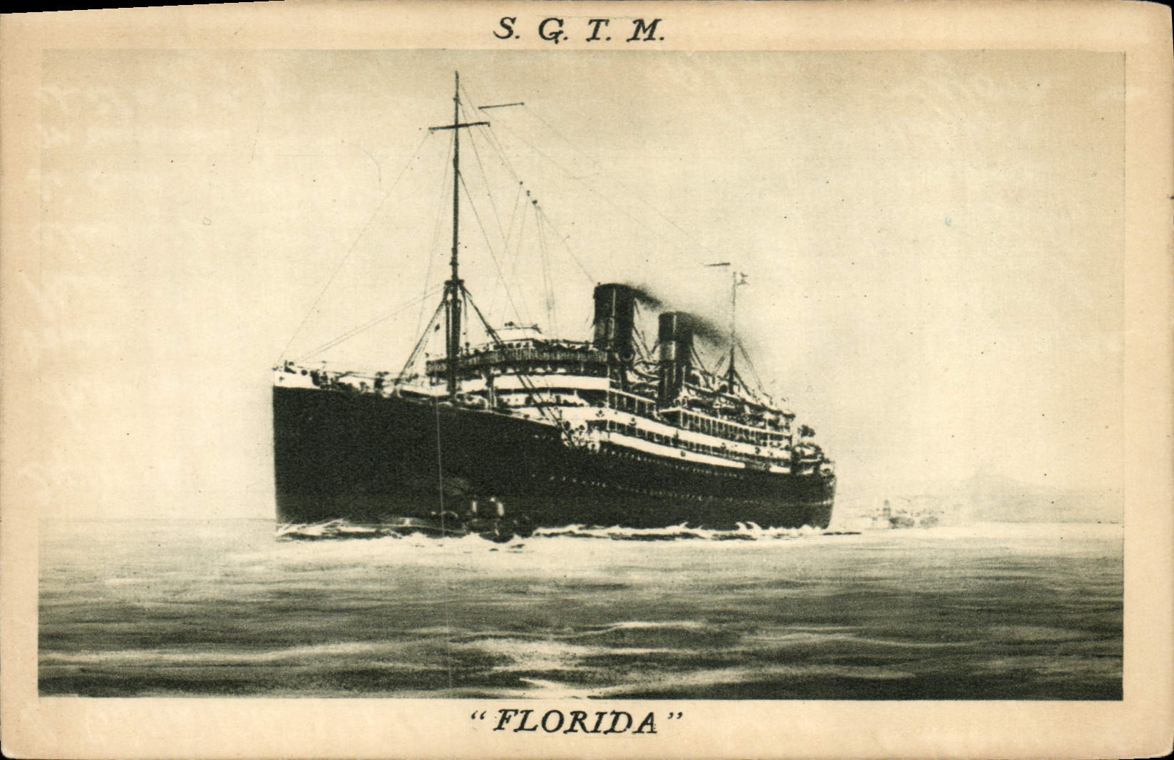 CPA Bateau Paquebot SGTM Florida