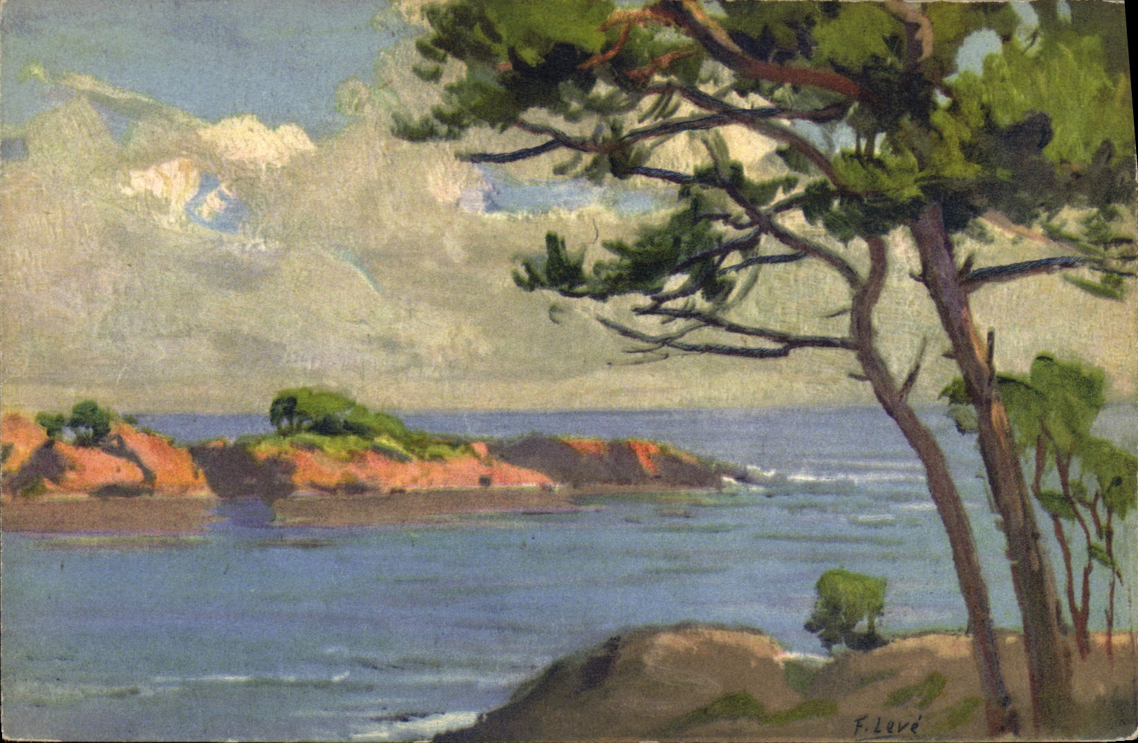 CPA Fantaisie Illustrateur Leve Dans l'Esterel