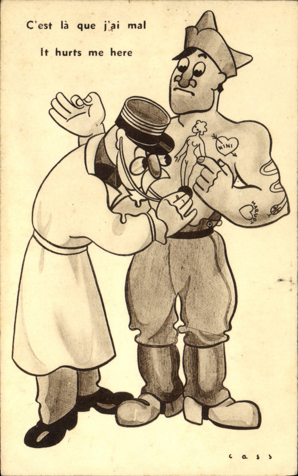CPA Fantaisie Militaria Illustrateur Cass