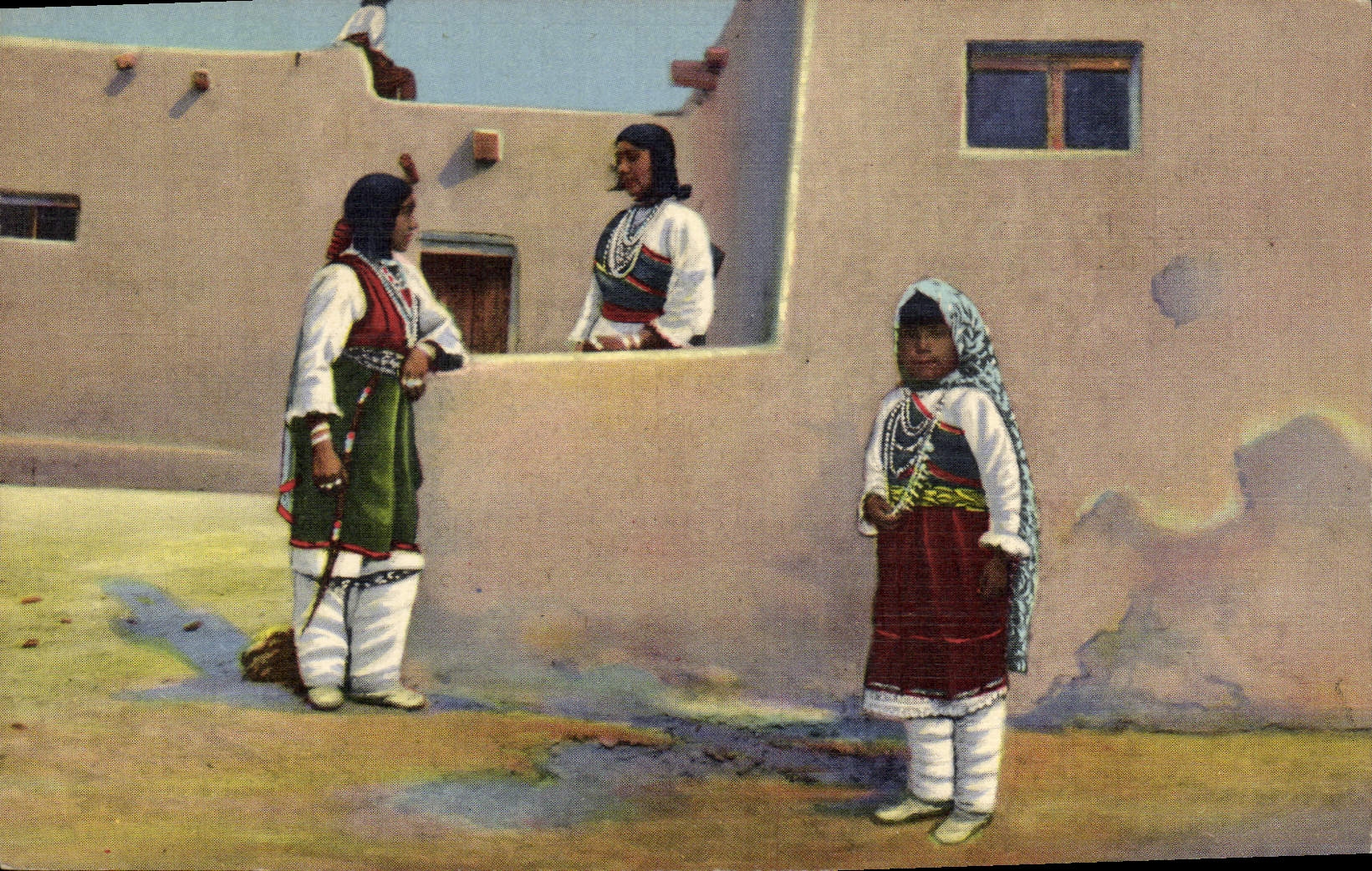 CPA Indiens Isleta indians near Albuquerque New Mexico