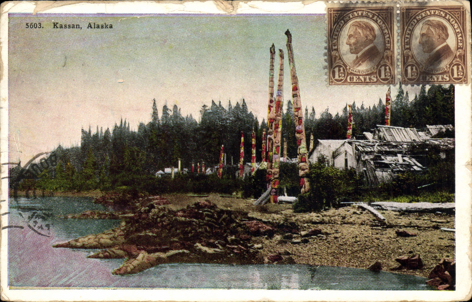 VINTAGE POSTCARD Indian Kassan Alaska