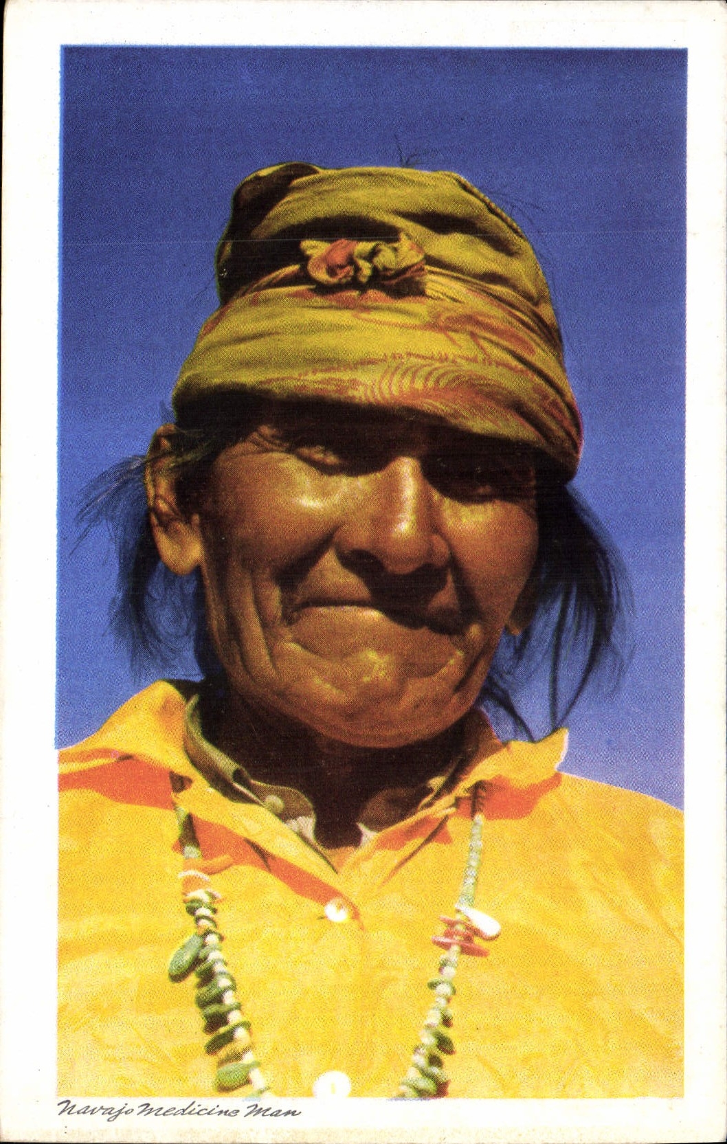 CPA Indiens Navajo Medicino Man 