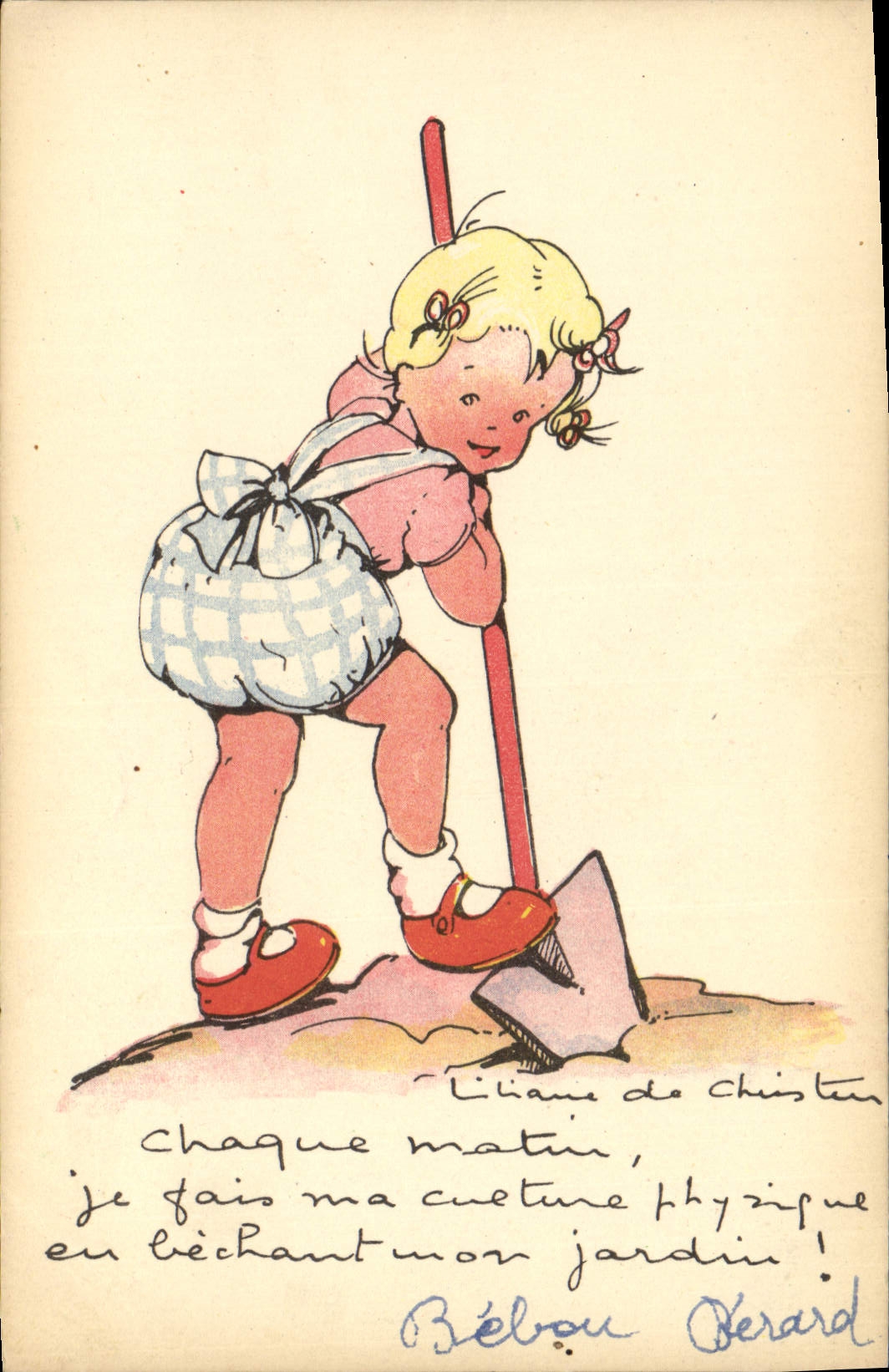 CPA Fantaisie Illustrateur Enfant