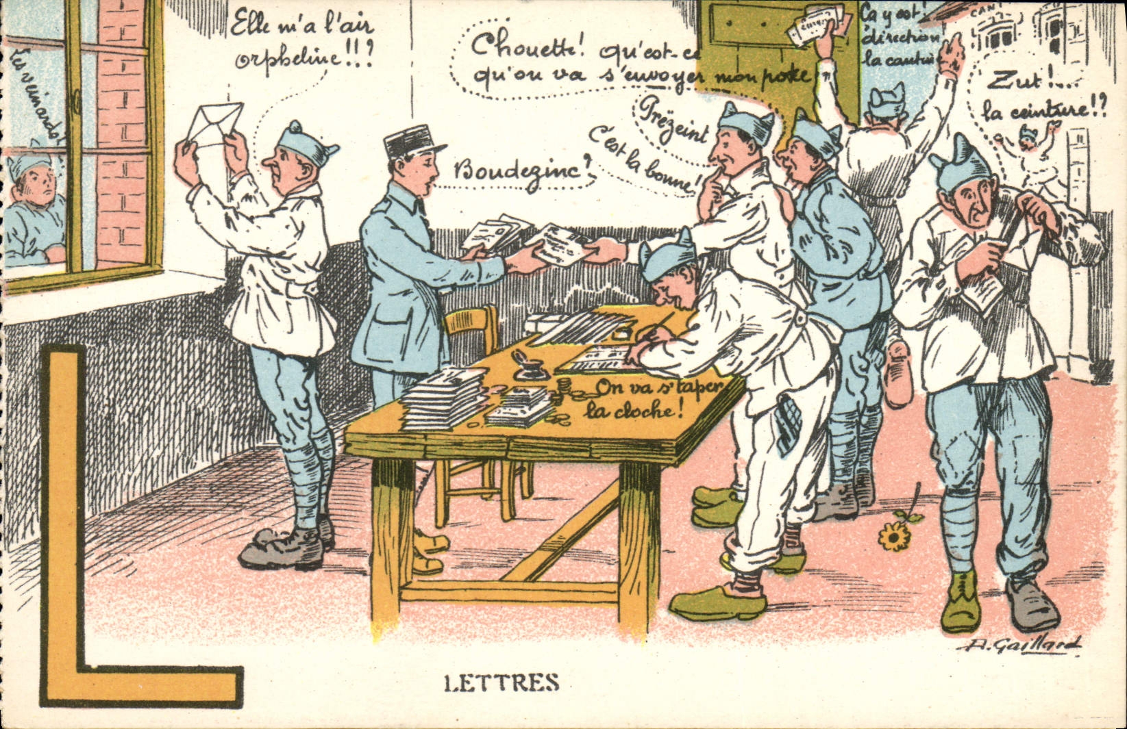 CPA Militaria Lettres