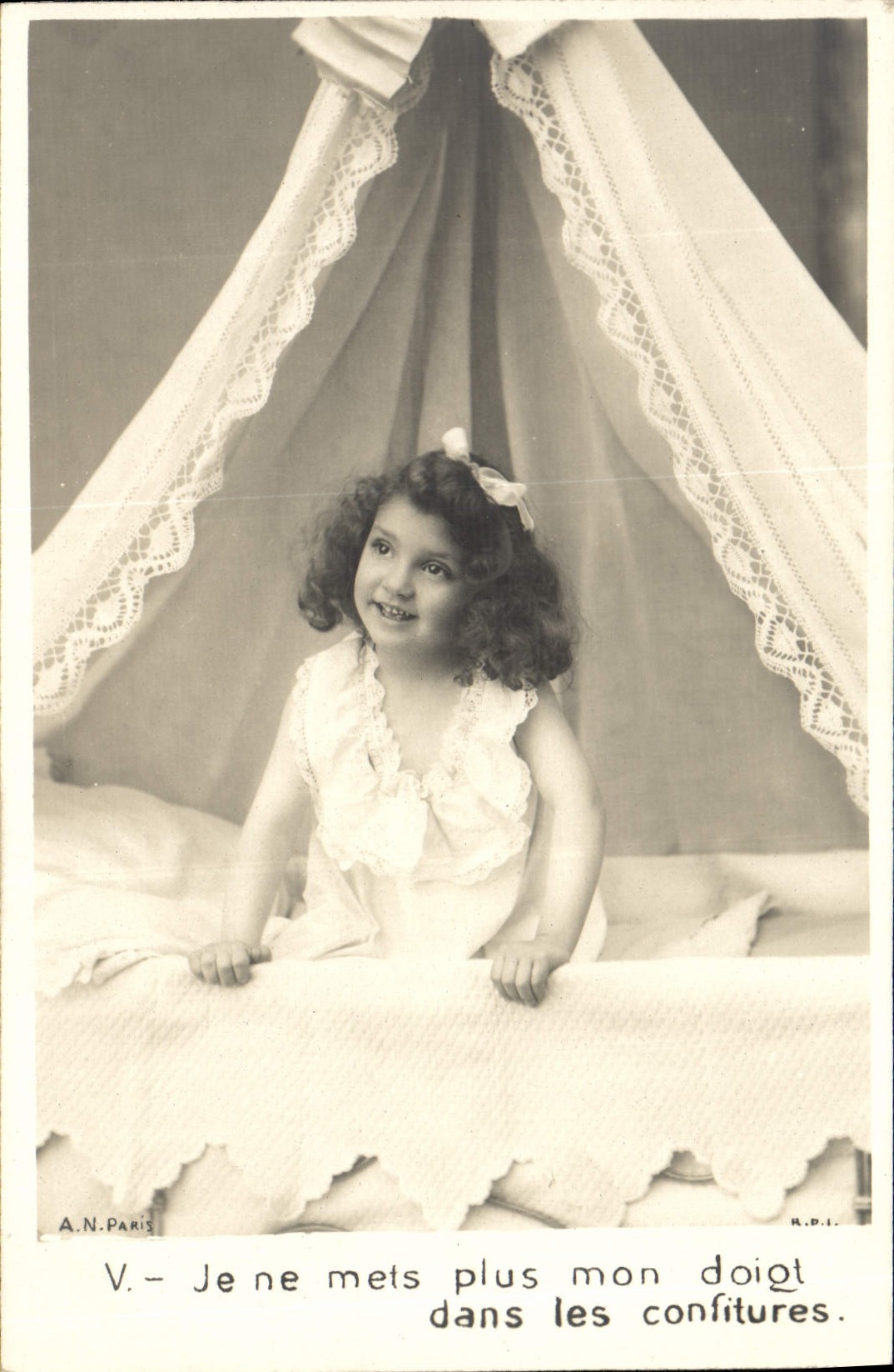 CPA Fantaisie Enfant Confitures