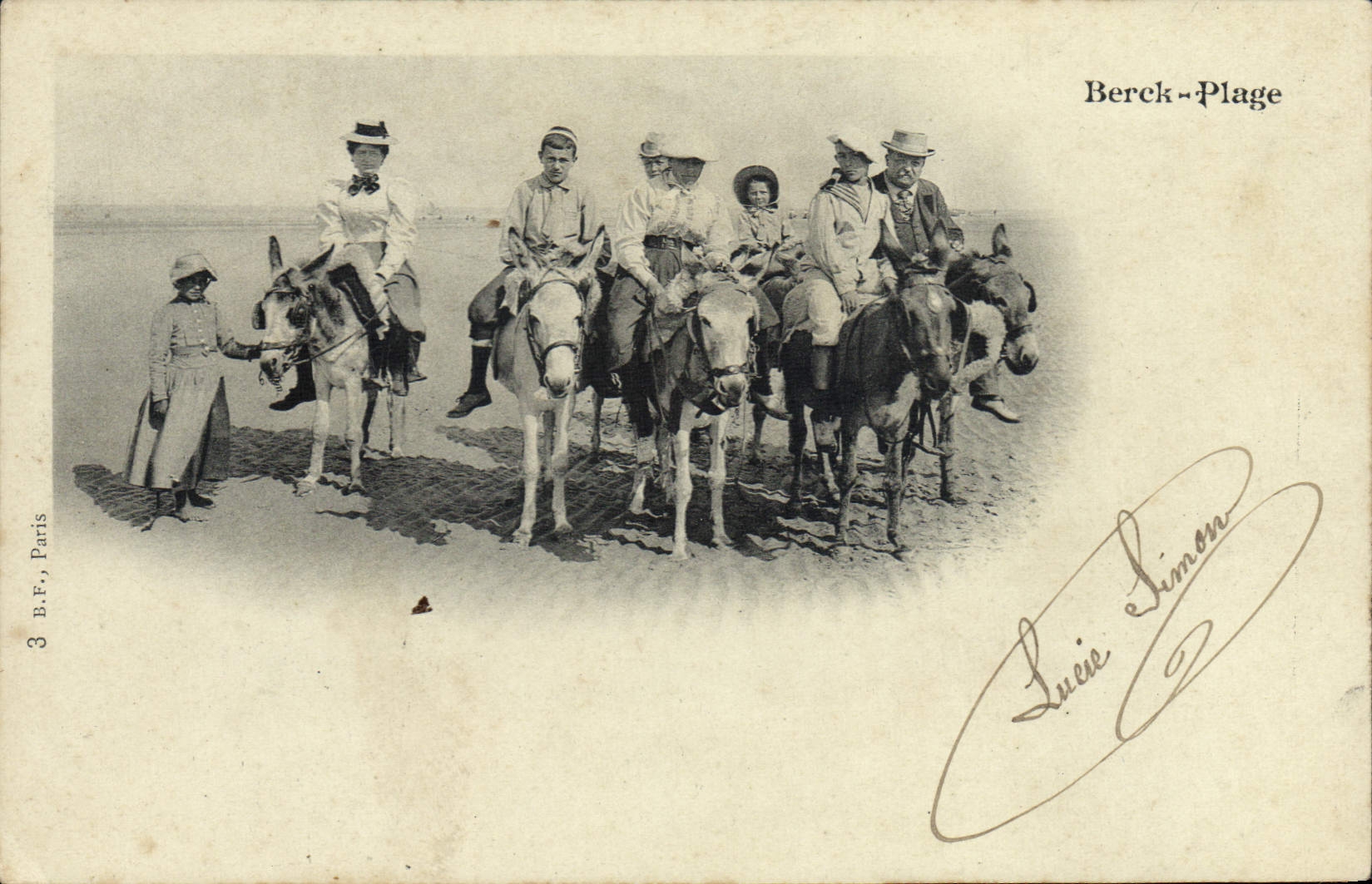 CPA Ane Mule Berck Plage