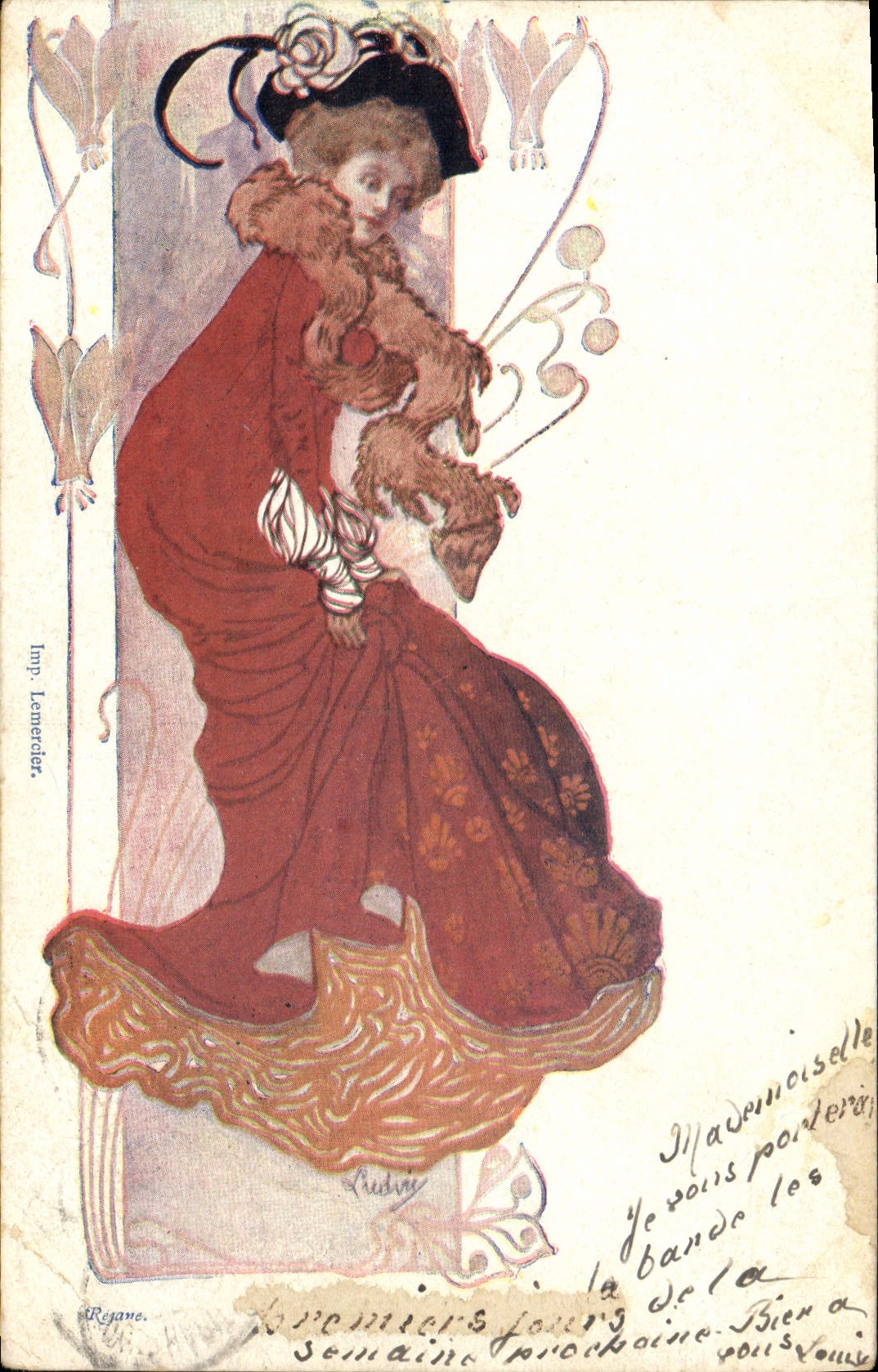 CPA Fantaisie Illustrateur Femme