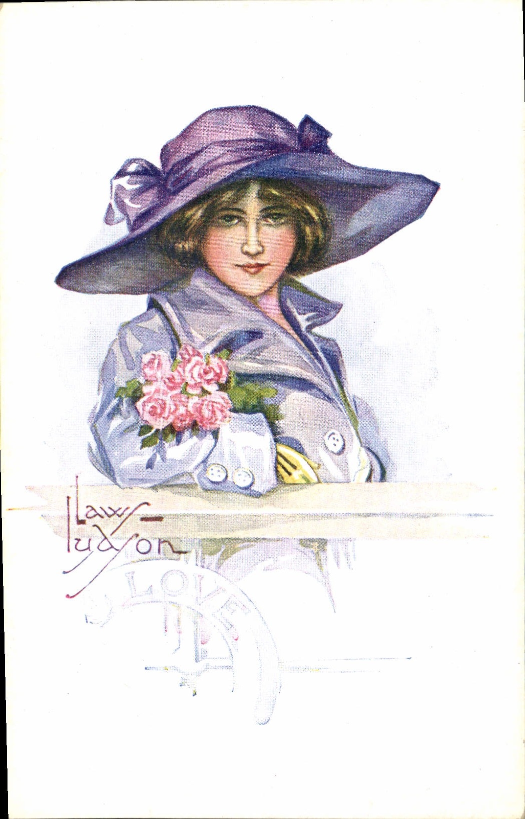 CPA Fantaisie Illustrateur Femme