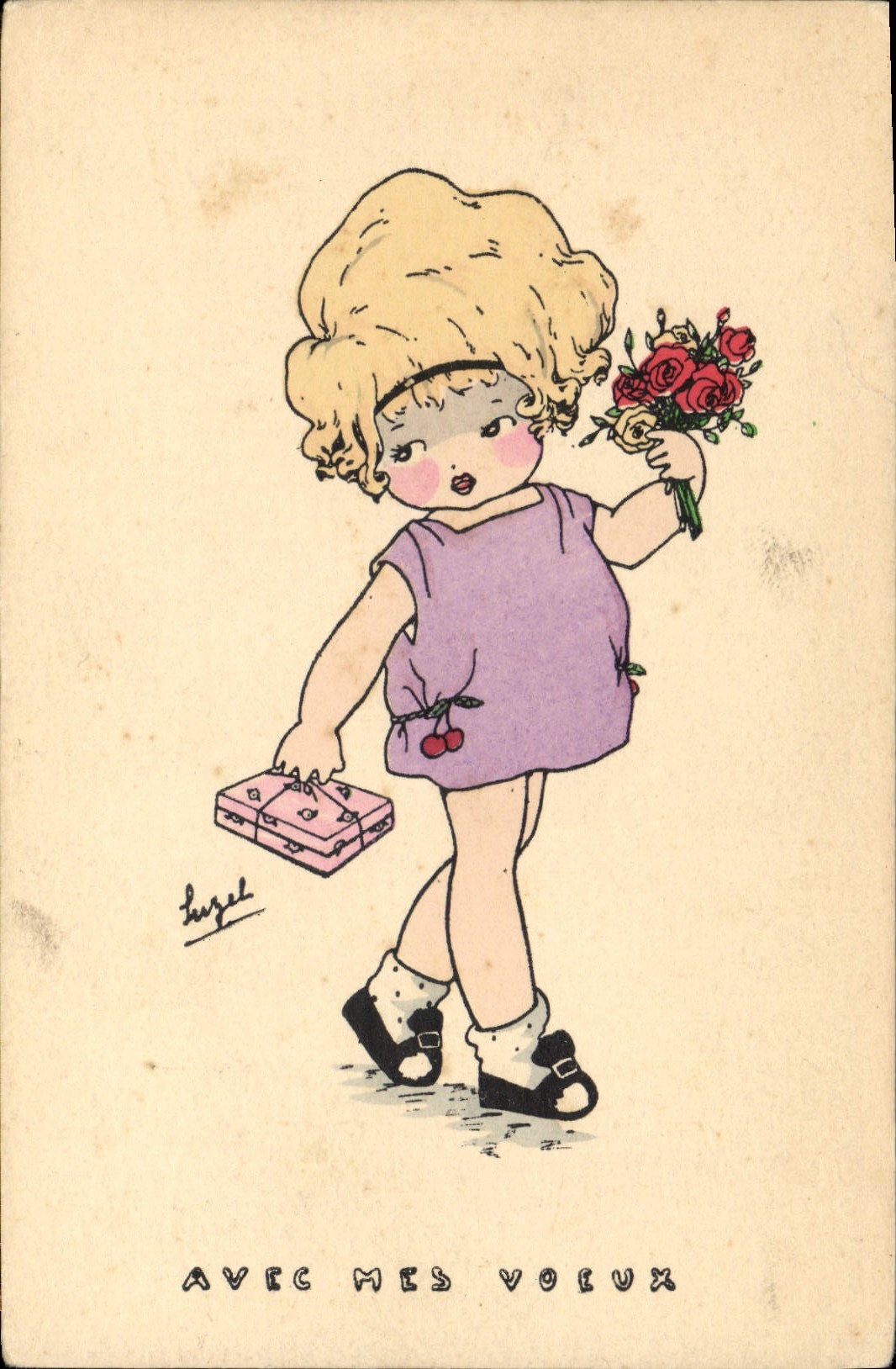 CPA Fantaisie Illustrateur Enfant 