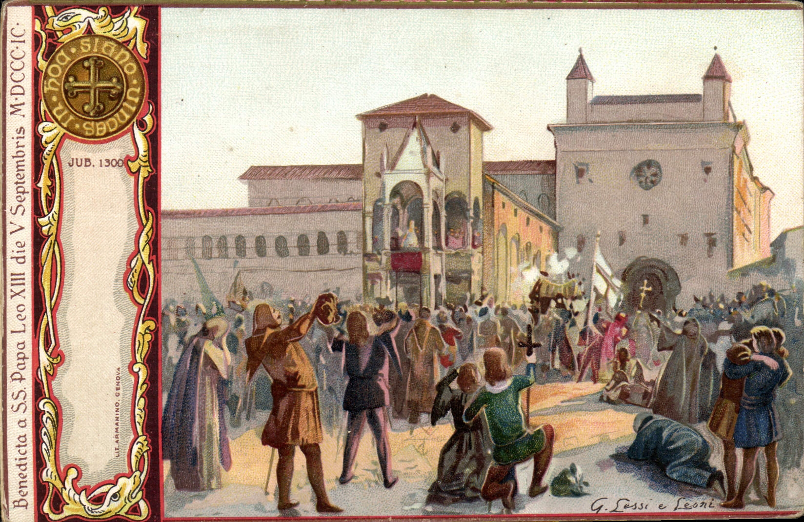 CPA Pape SS Papa Leo XIII 