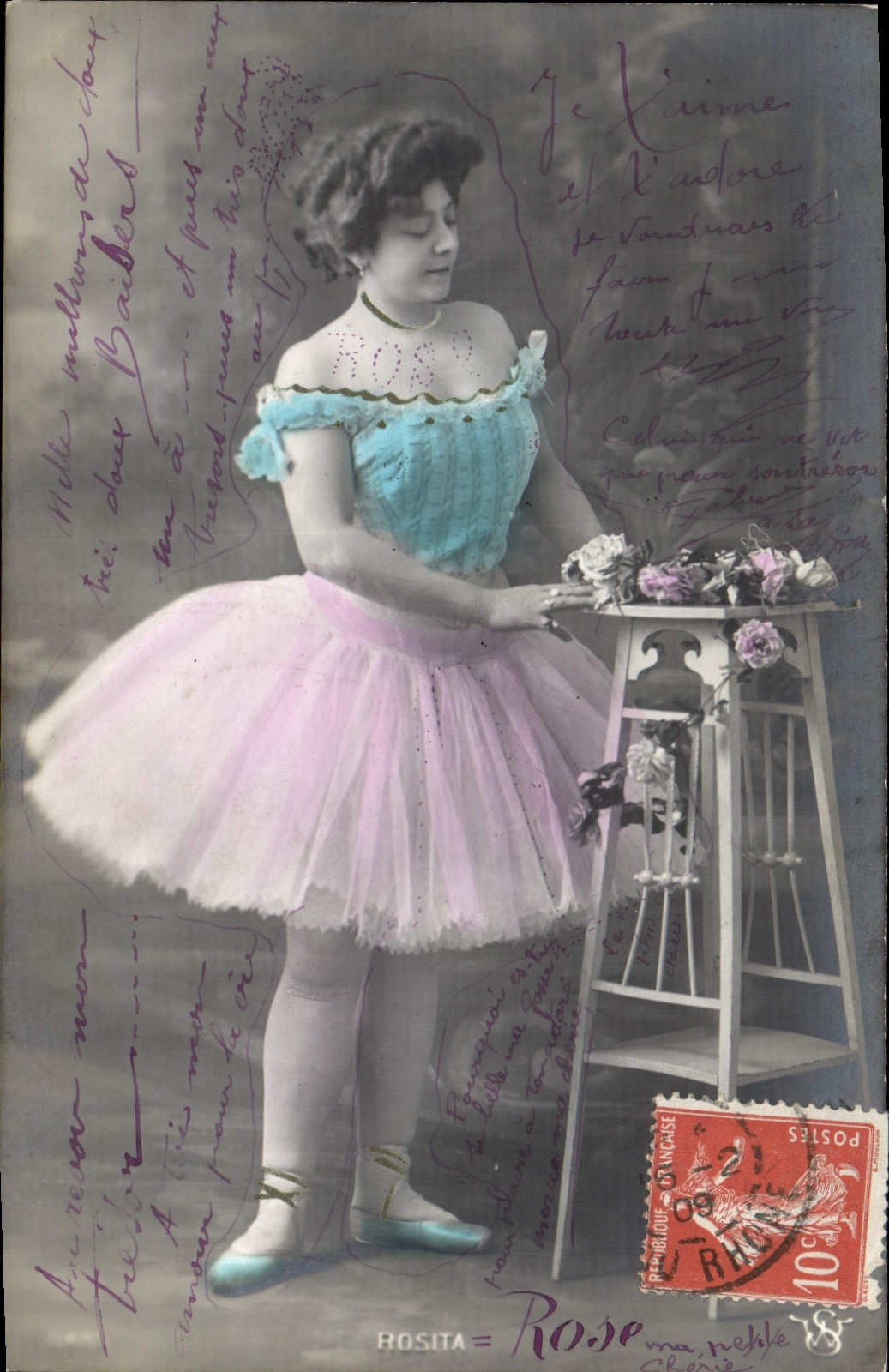 CPA Fantaisie Danse Rosita