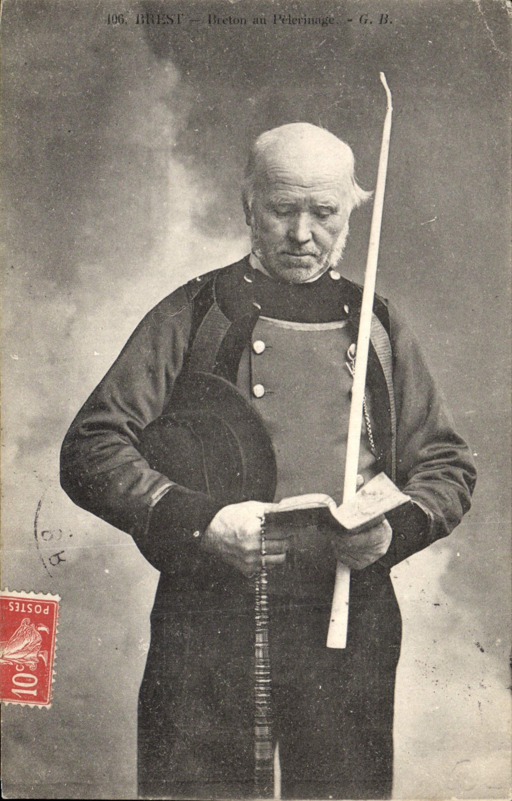 CPA Folklore Brest Breton au pelerinage 