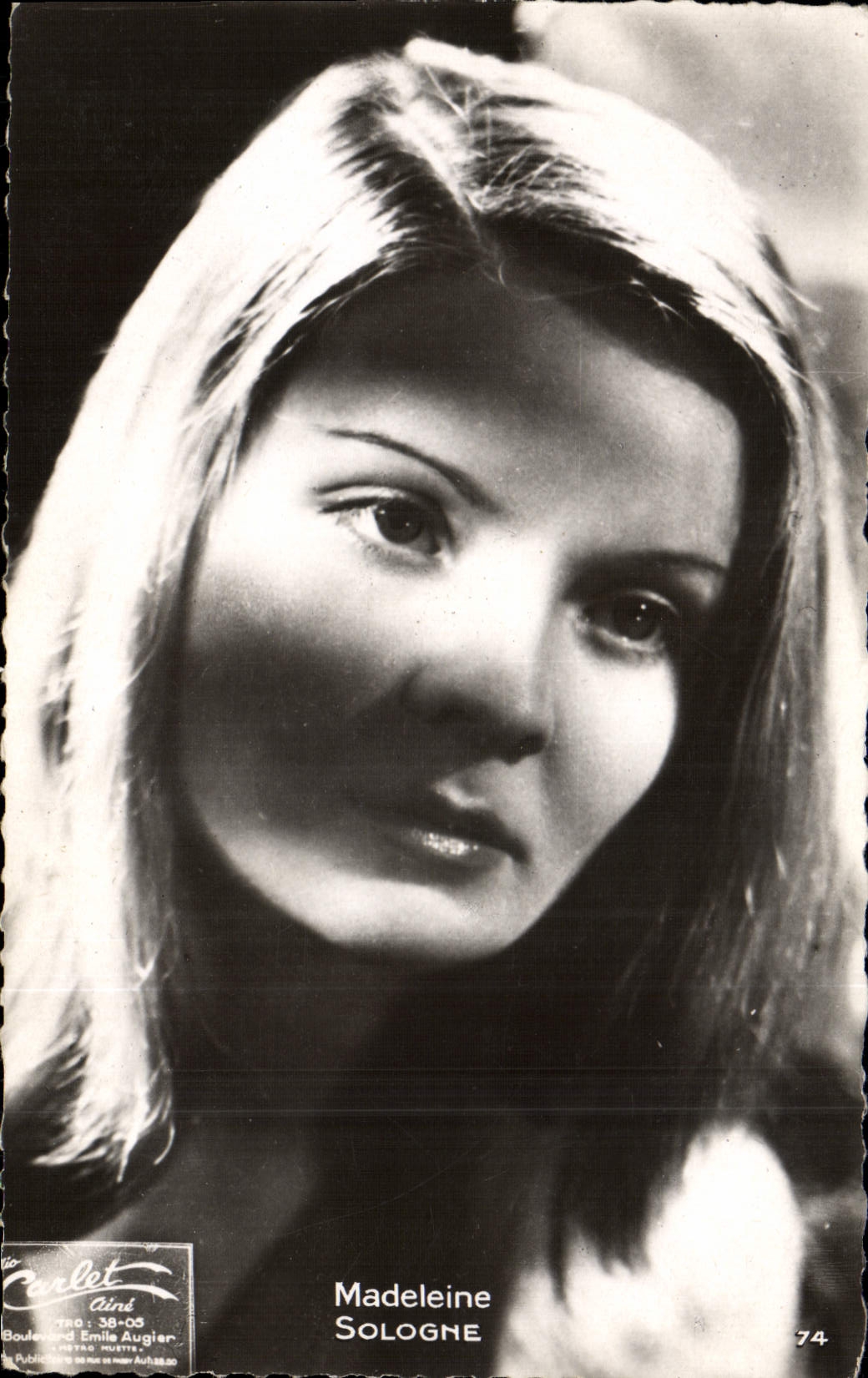 CPM Cinema Madeleine Sologne