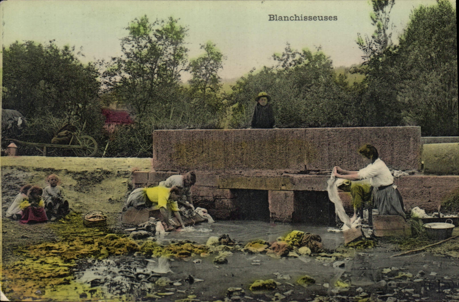 CPA Folklore Blanchisseuses Lavandieres 
