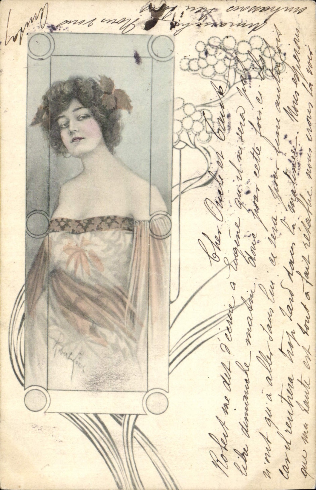 CPA Fantaisie Illustrateur Femme