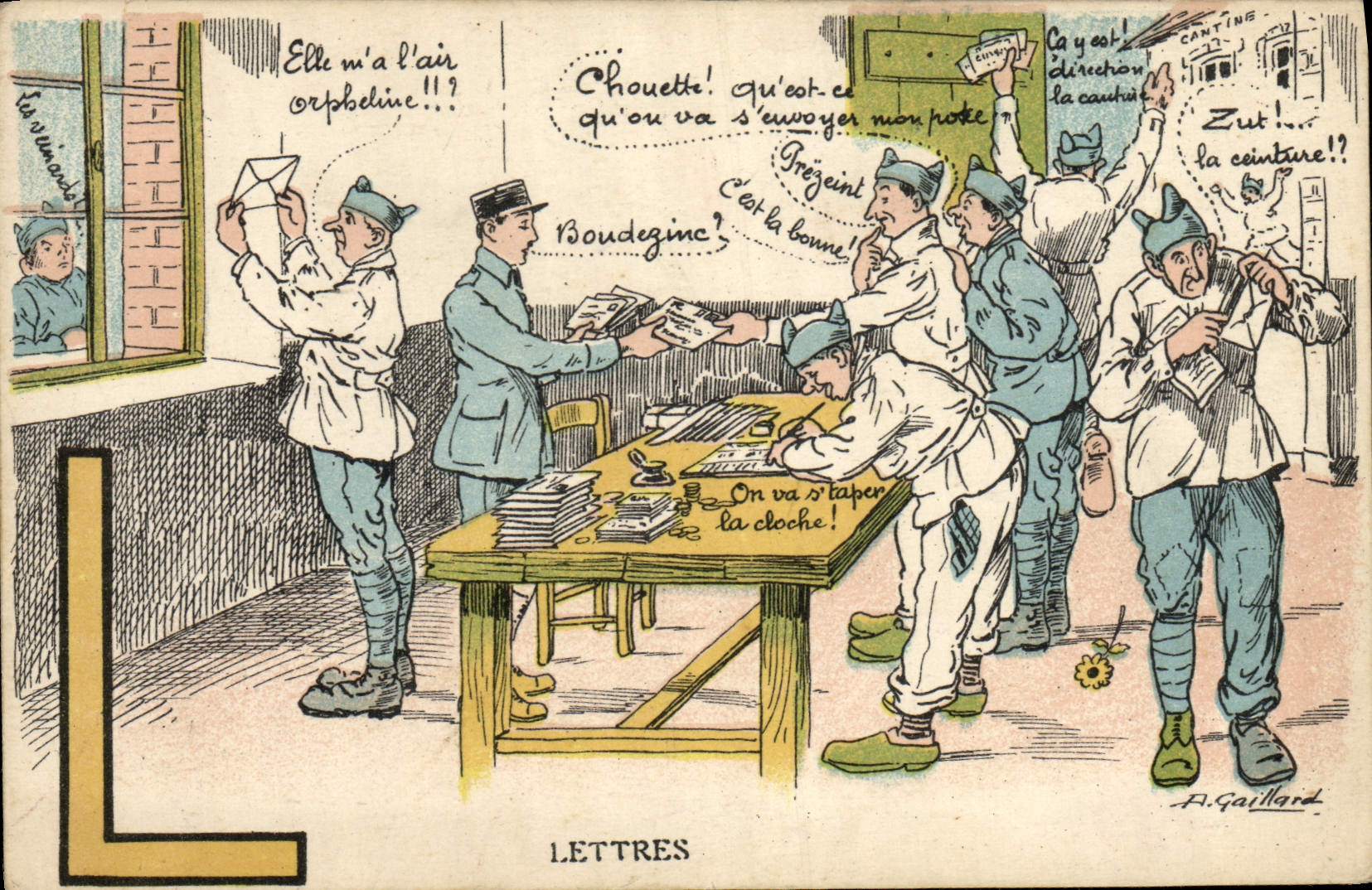 CPA Militaria Lettres