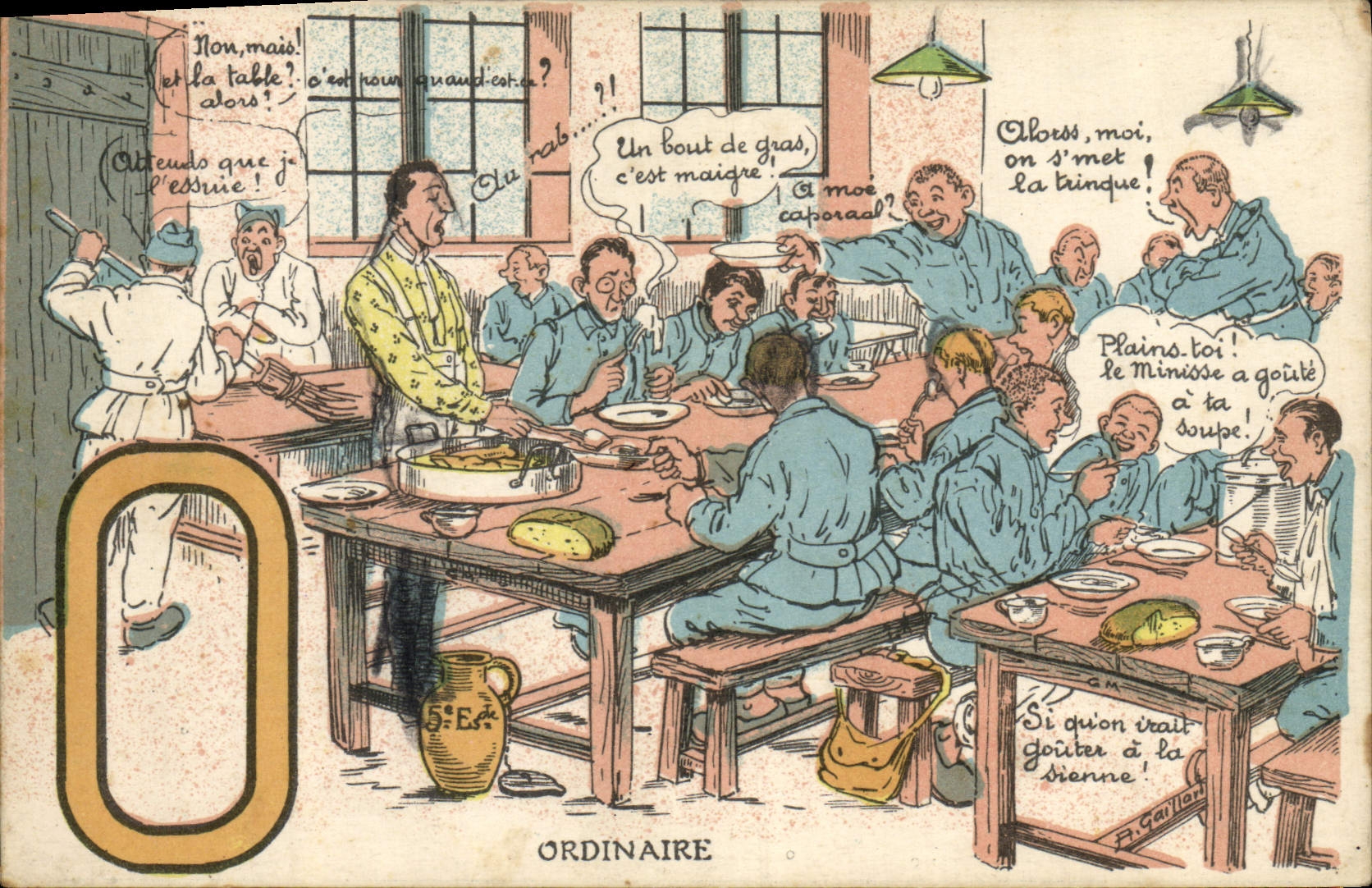 CPA Militaria Ordinaire 