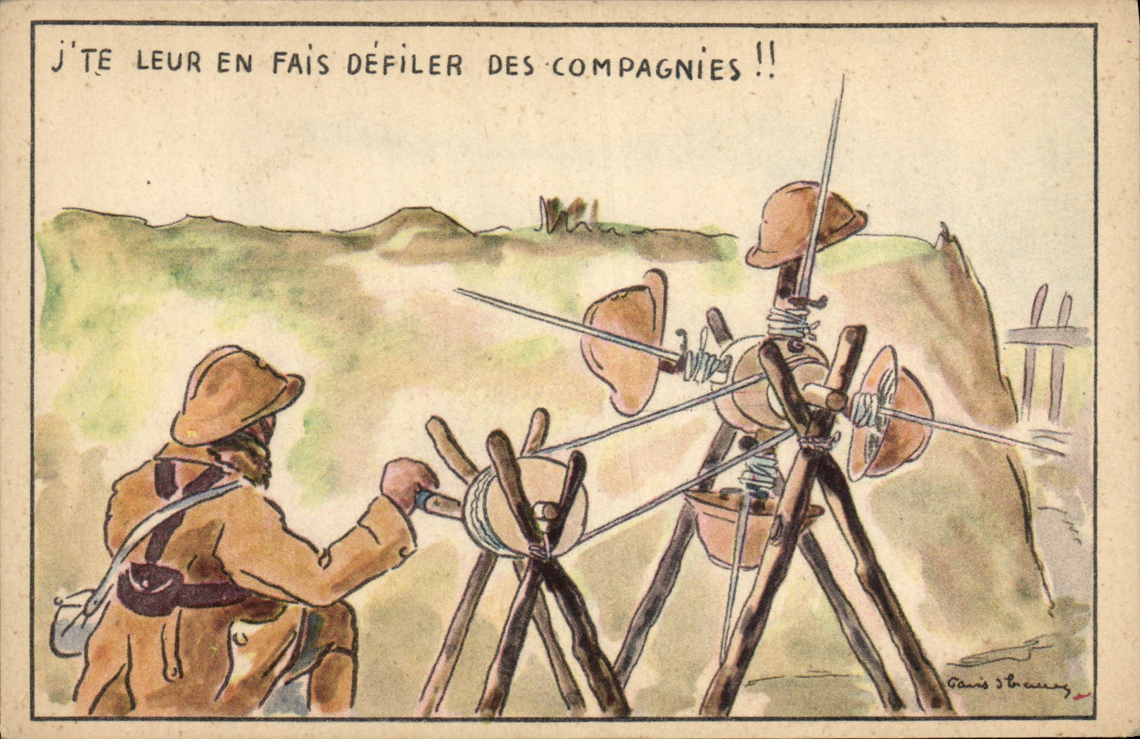 CPA Militaria Compagnies