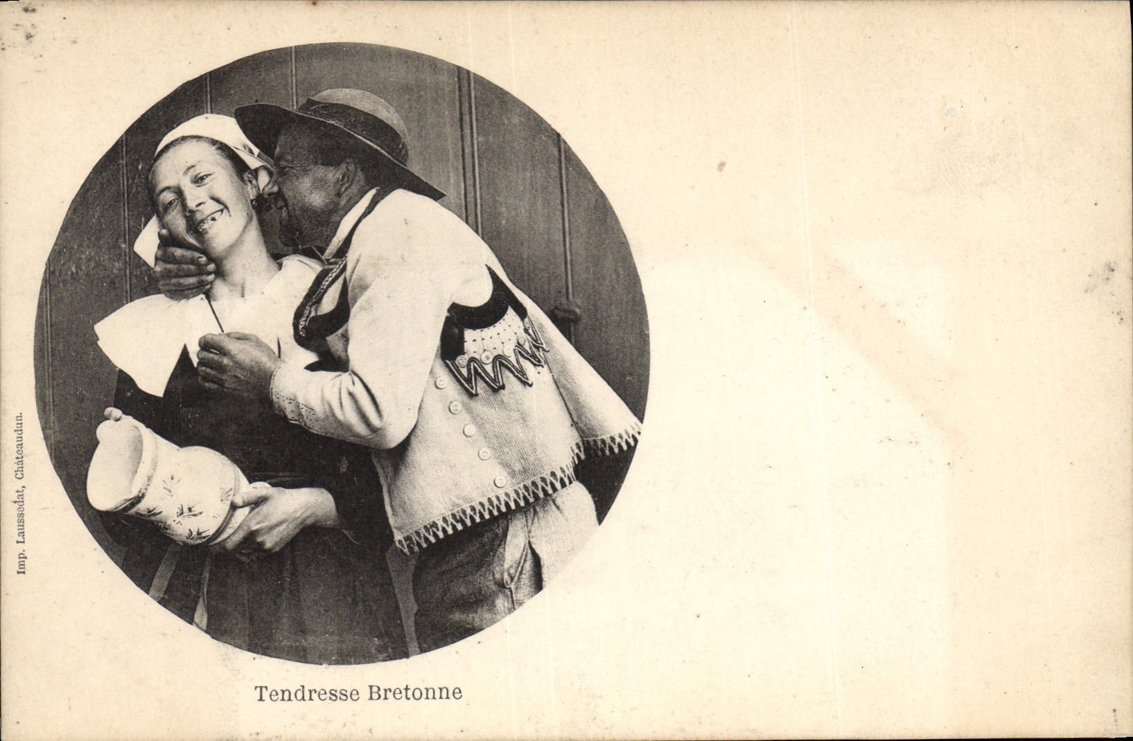 CPA Folklore Tendresse bretonne 