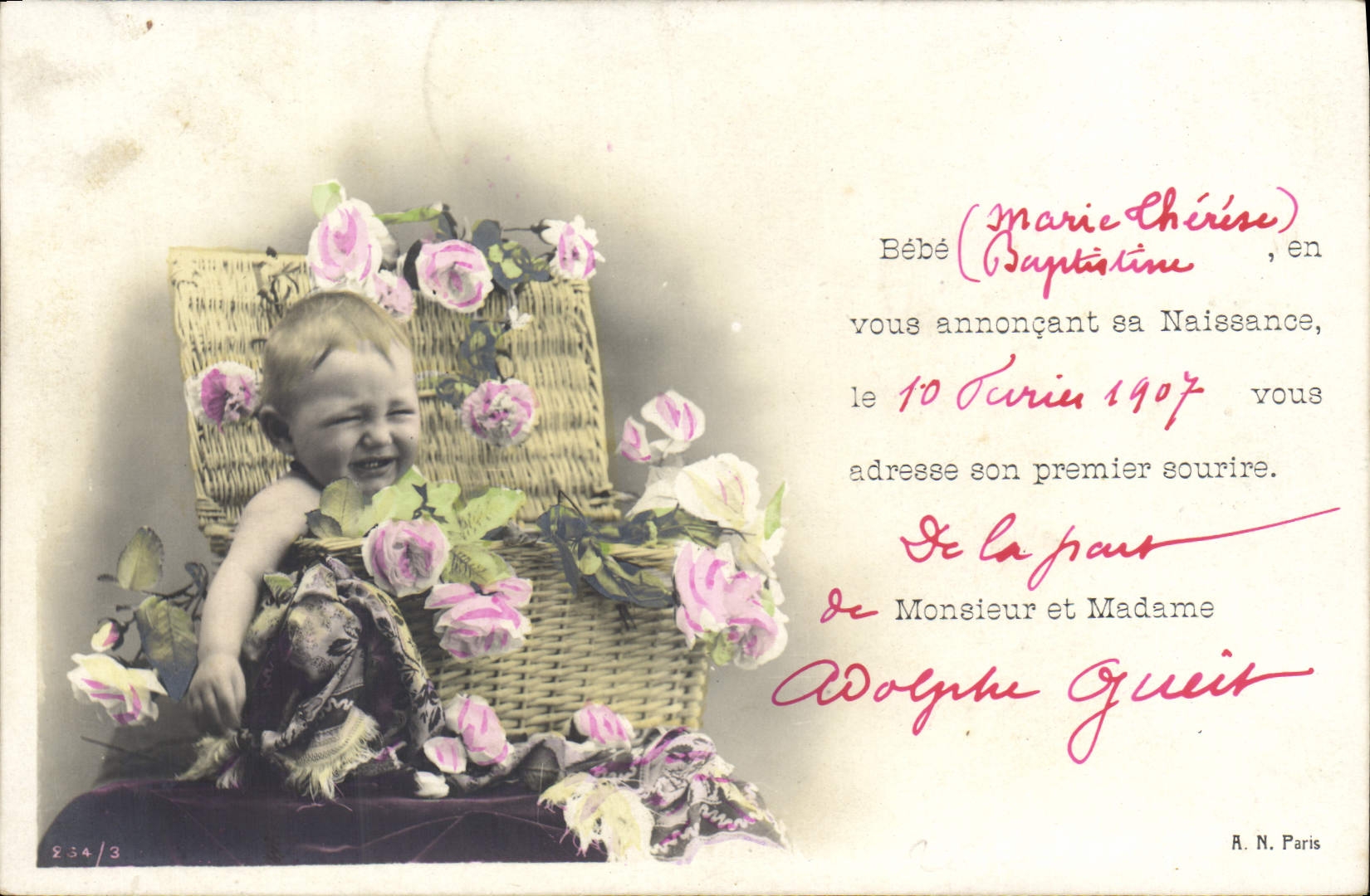 CPA Fantaisie Enfant Bebe 