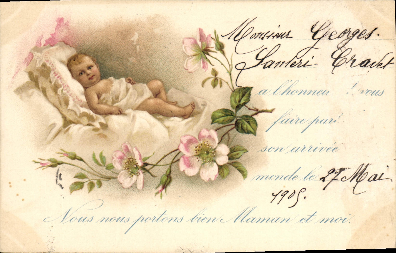 CPA Fantaisie Enfant Bebe