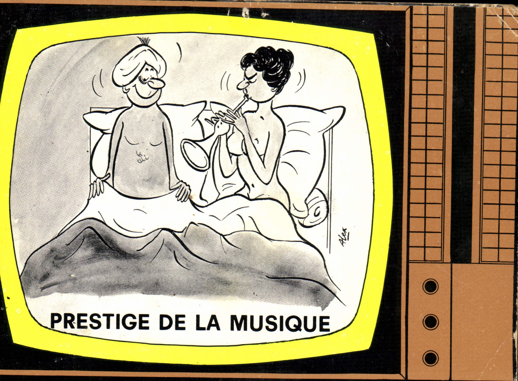 VINTAGE POSTCARD Humor Prestige of the music