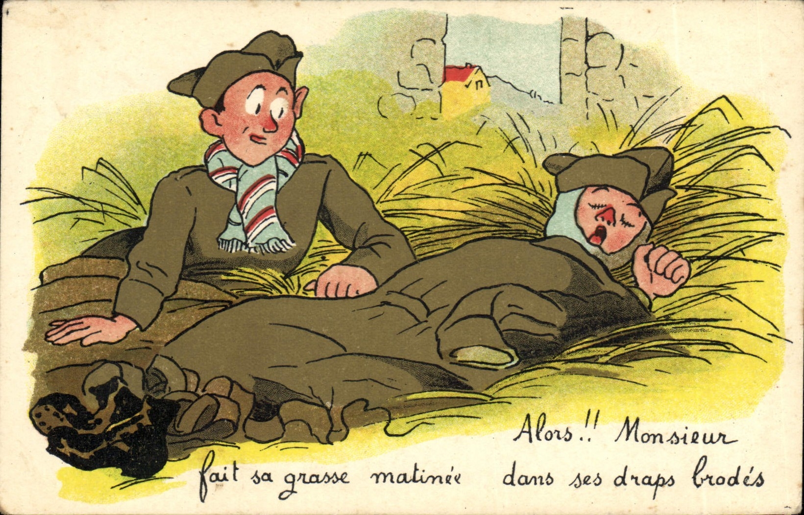CPA Militaria Grasse matinee