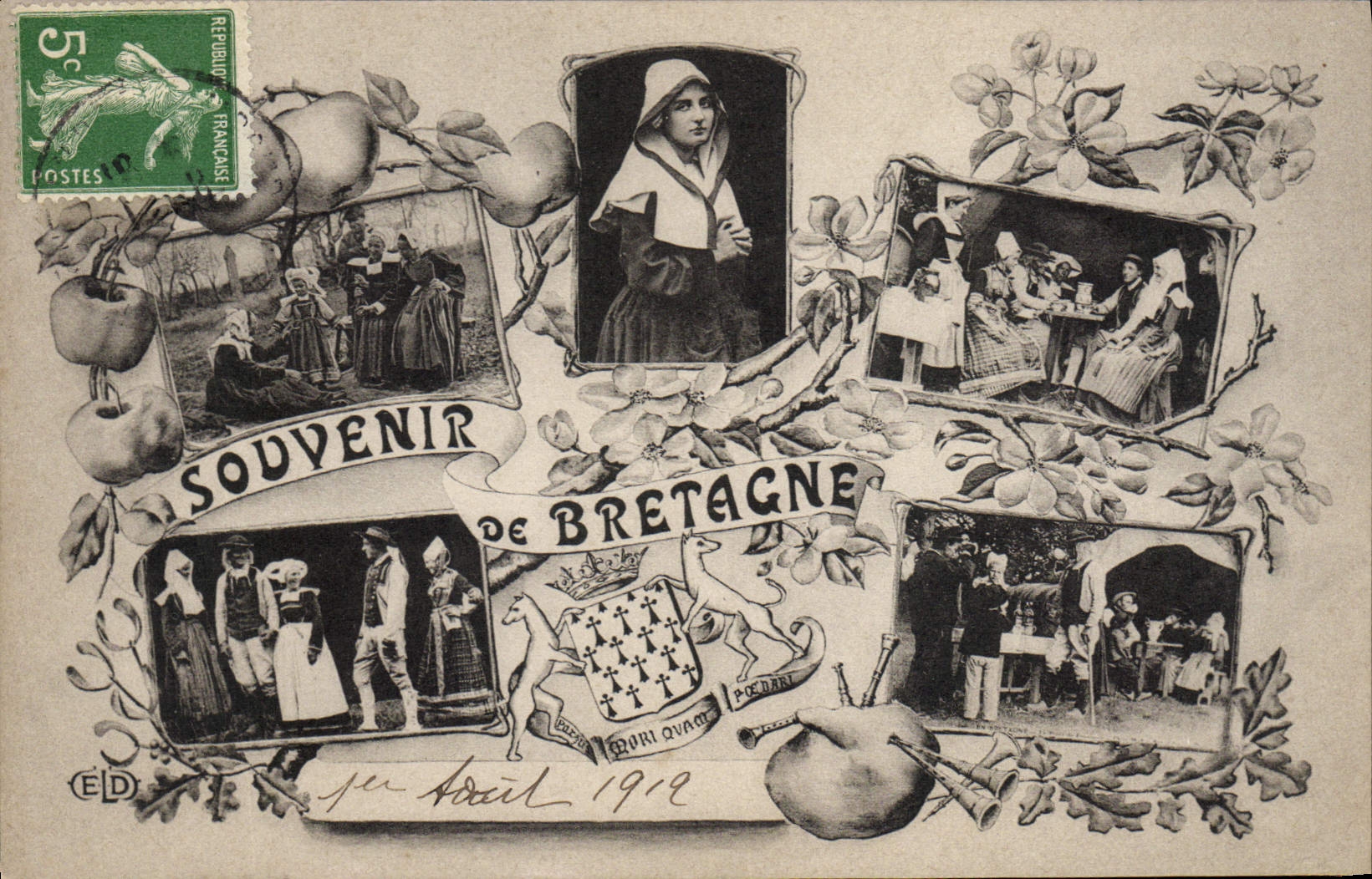 CPA Folklore Bretagne 