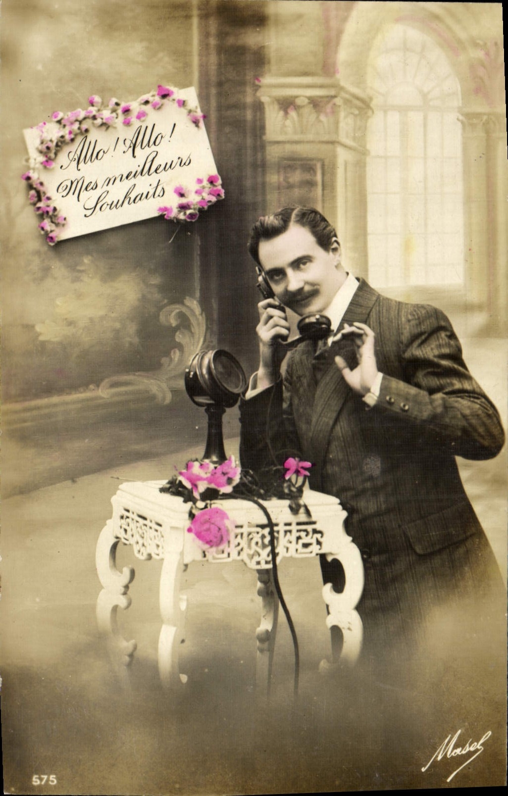 CPA Telephone Fantaisie Homme