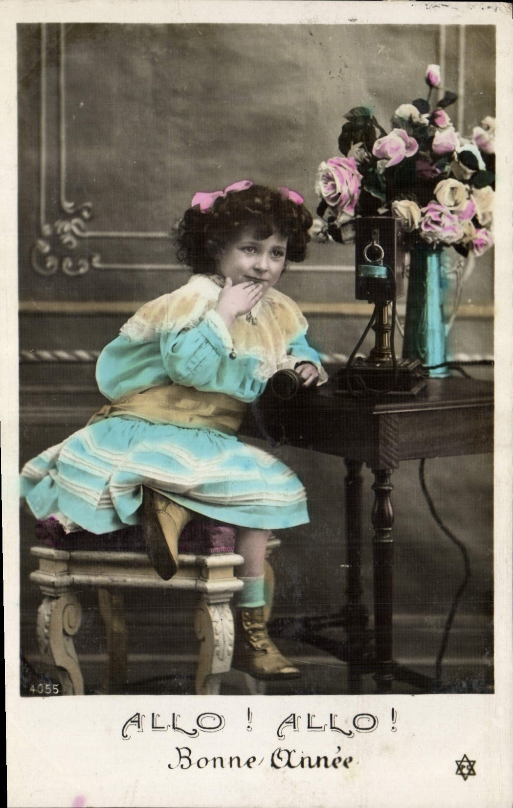 CPA Telephone Fantaisie Enfant 