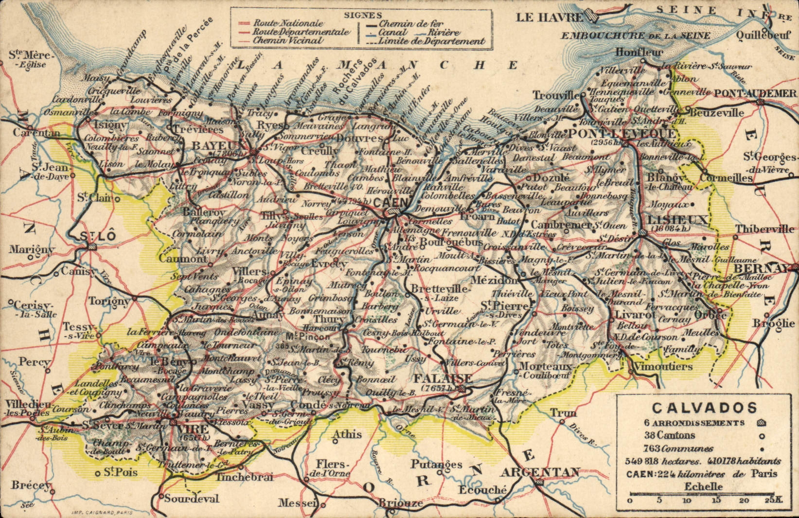 St Lo Caen Lisieux del Apple-brandy de la POSTAL de la VENDIMIA